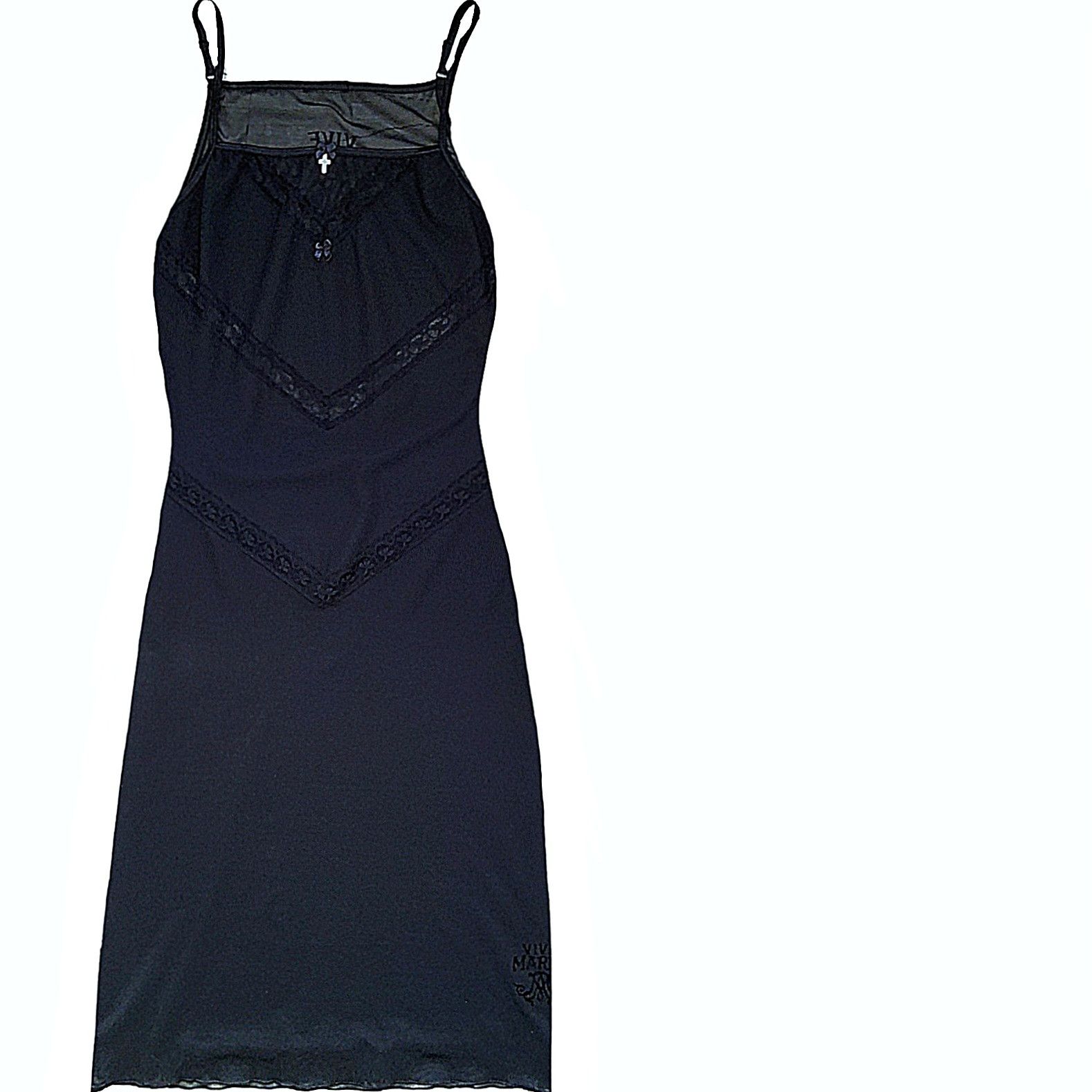 Other Vive Maria vintage y2k coquette goth slip midi dress Size M / US 6-8 / IT 42-44 - 1 Thumbnail