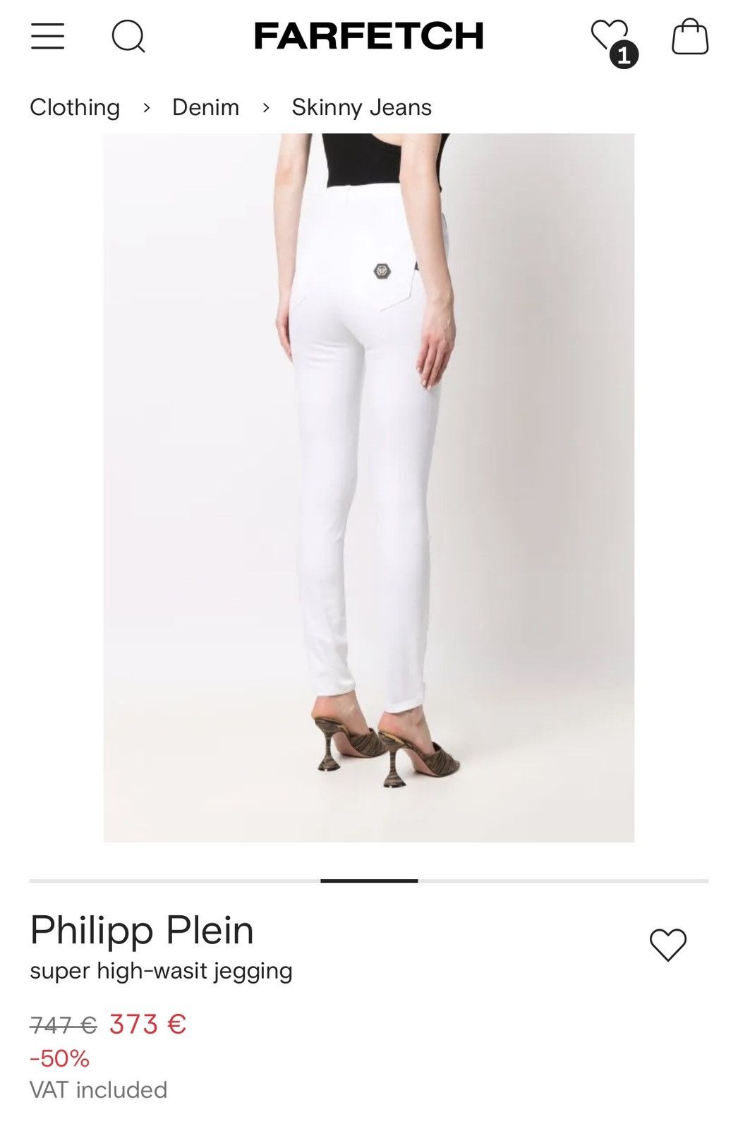 Philipp Plein Philipp Plein Women’s Jeans Size 29" - 16 Thumbnail