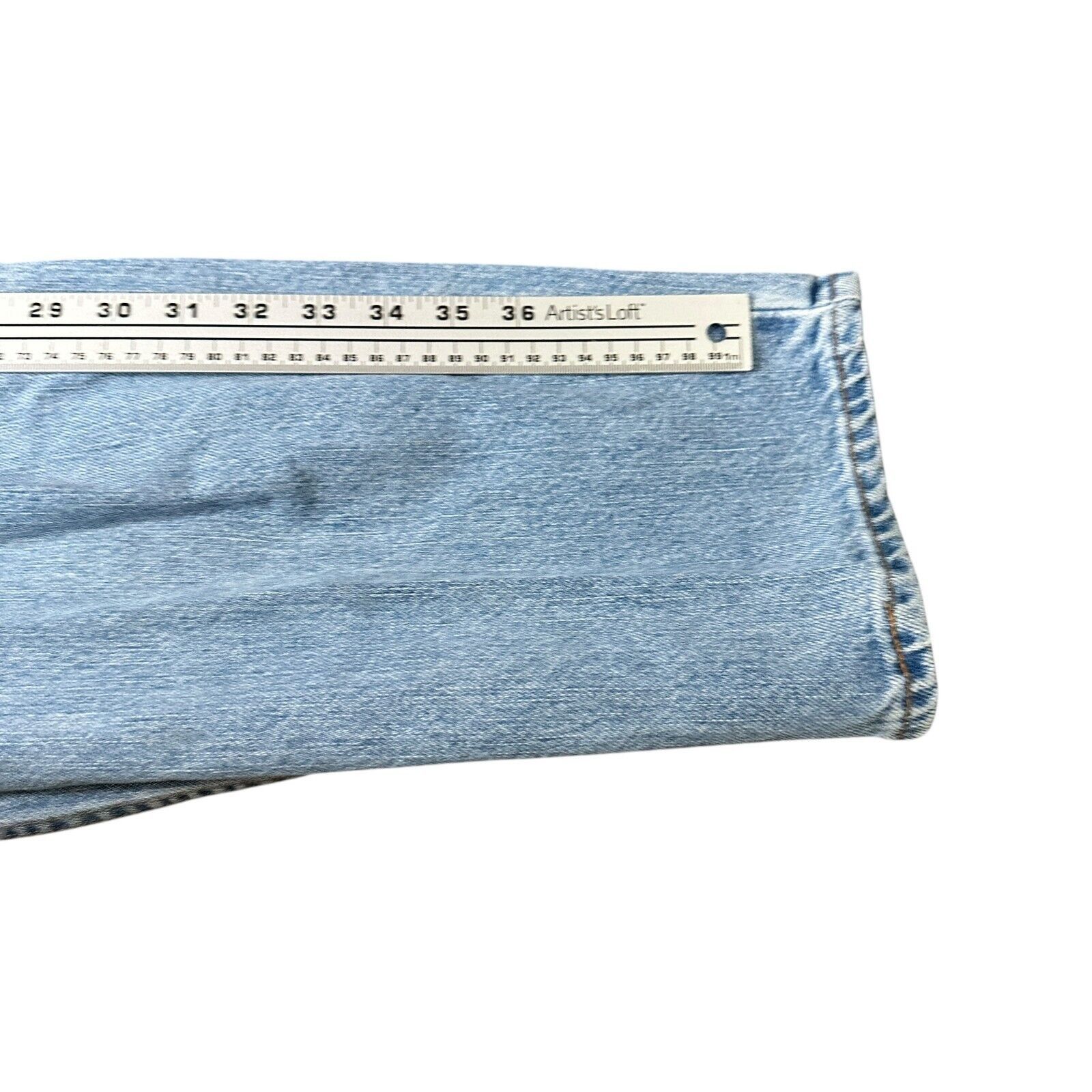 Levi's Vintage Levis 550 Jeans Mens 38 x 30 Blue Denim Cotton Size US 38 / EU 54 - 8 Thumbnail