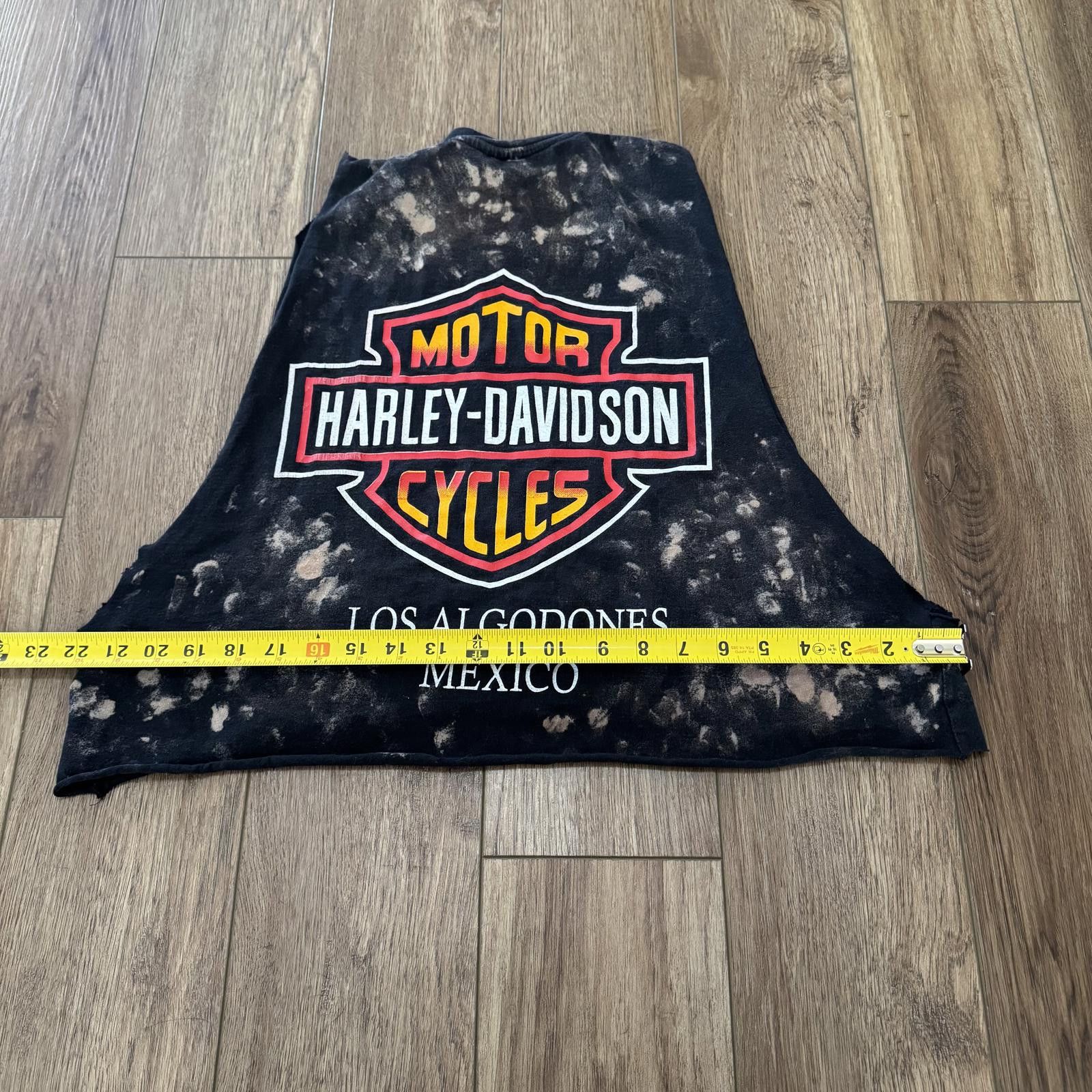 Other Vintage 90s Harley Davidson Los Algodones Mexico Biker Tank Size XL / US 12-14 / IT 48-50 - 6 Thumbnail