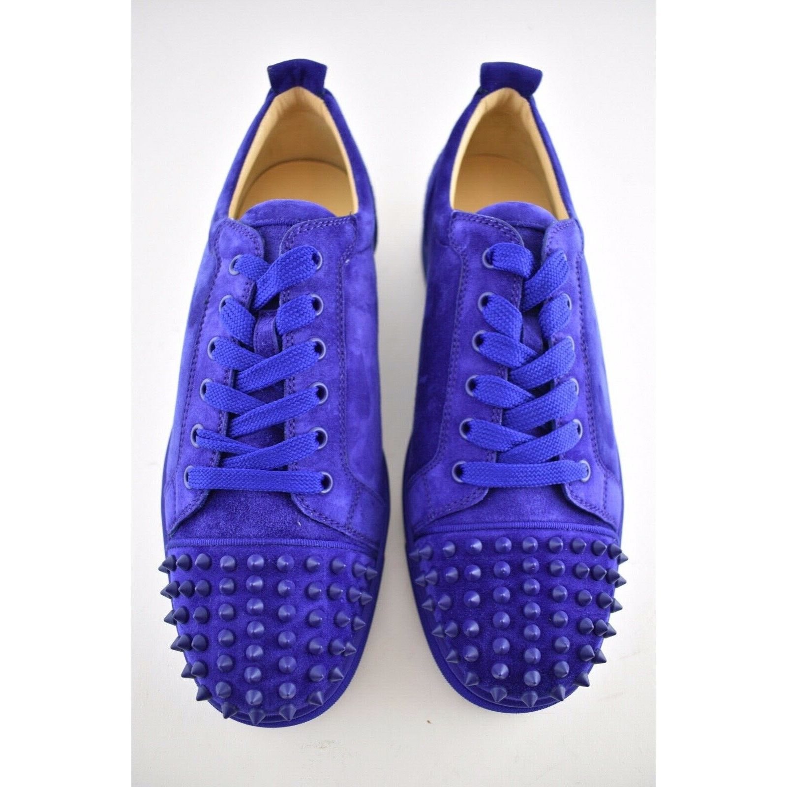 Christian Louboutin Christian Louboutin Louis Junior Spikes Flat Nomade Blue Size US 11 / EU 44 - 7 Thumbnail
