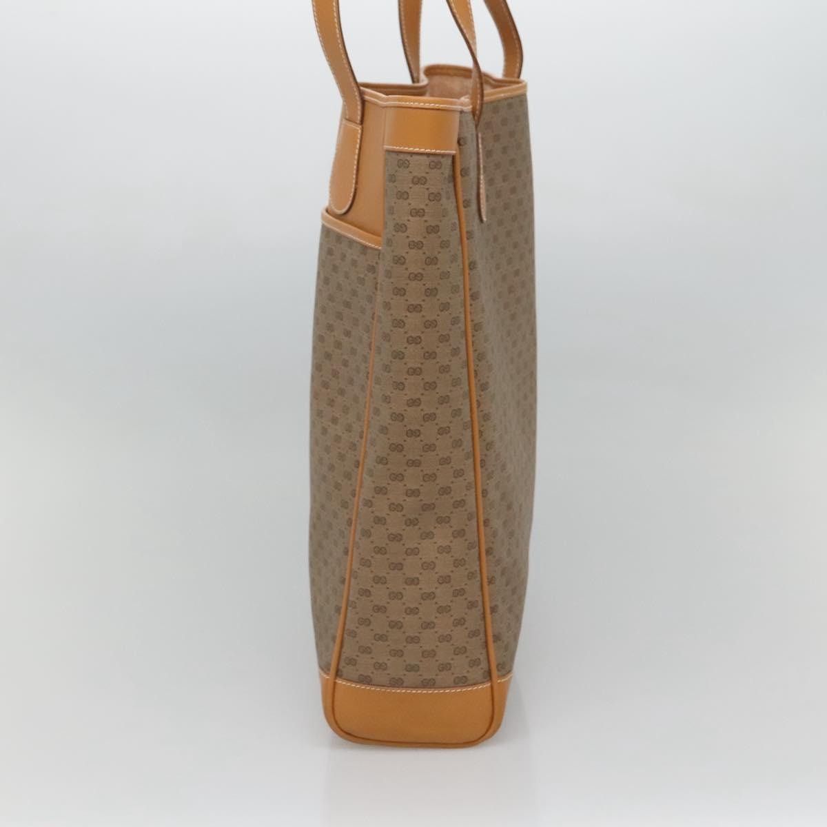 Gucci GUCCI Micro GG Supreme Tote Bag Pvc Beige Gold 002 39 002 39 Size ONE SIZE - 5 Thumbnail