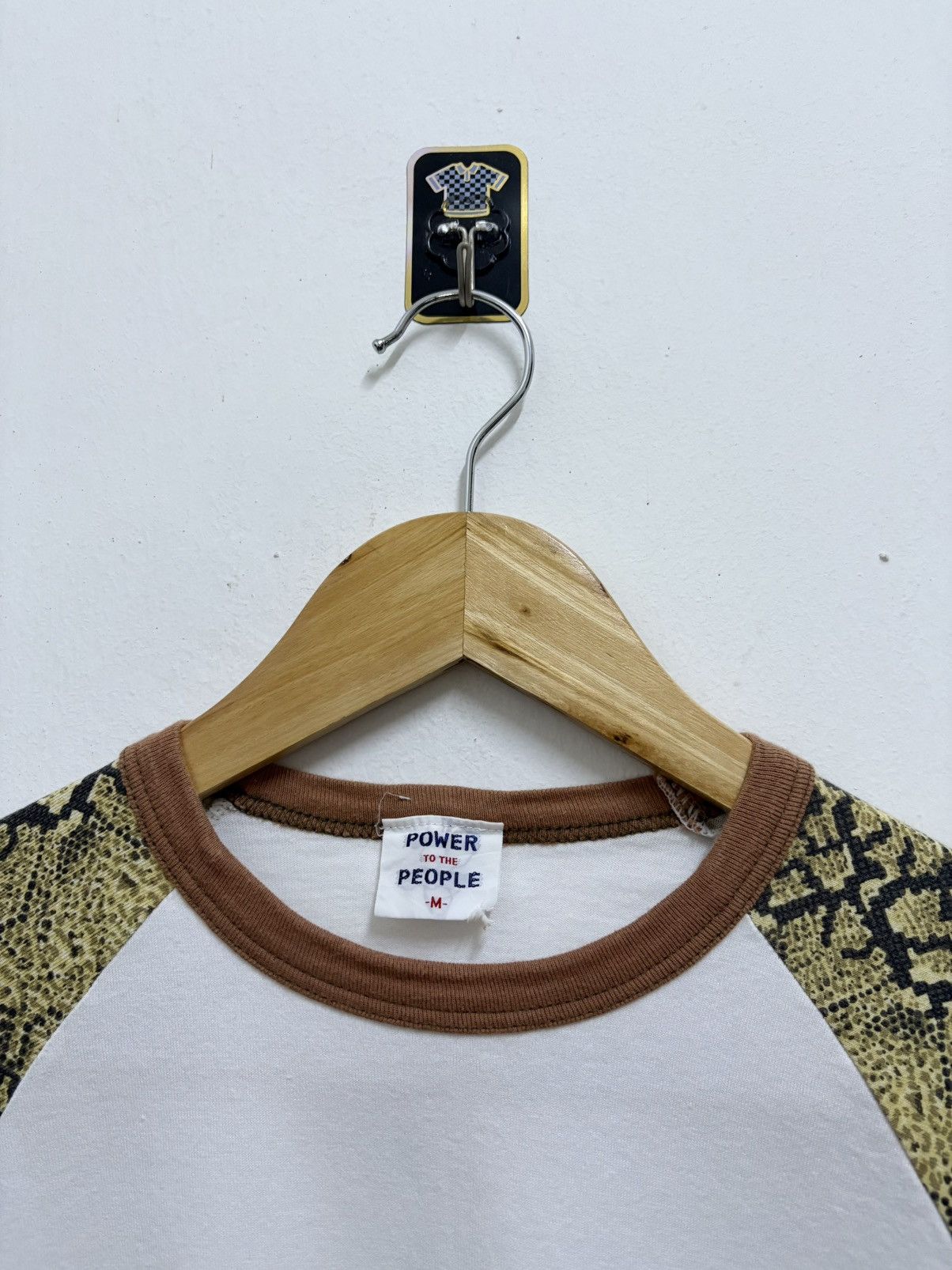 Hysteric Glamour 2000's Japanese Brands / HG - Snake Skin 3Q Sleeve T-Shirt Size US M / EU 48-50 / 2 - 6 Thumbnail