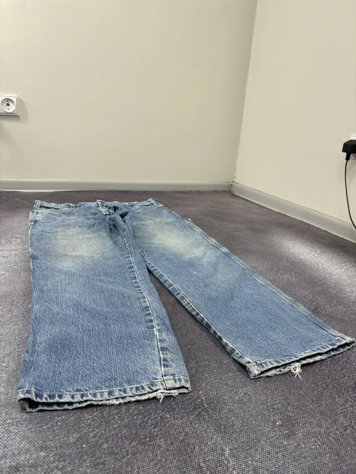 Dickies × Vintage Vintage Dickies Faded Washed Blue Denim Hype Baggy Jeans Size US 38 / EU 54 - 6 Thumbnail