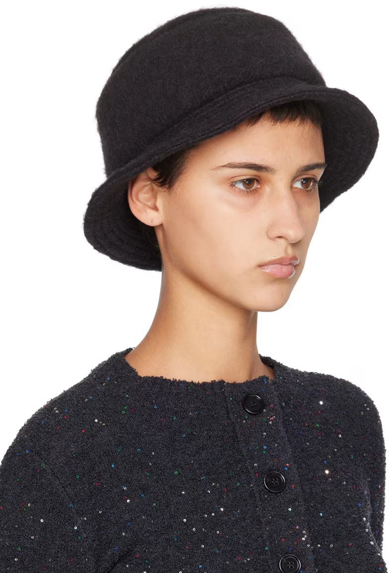Marni o1y0225 Size : L / Cap / Hat in Black Size ONE SIZE - 2 Thumbnail
