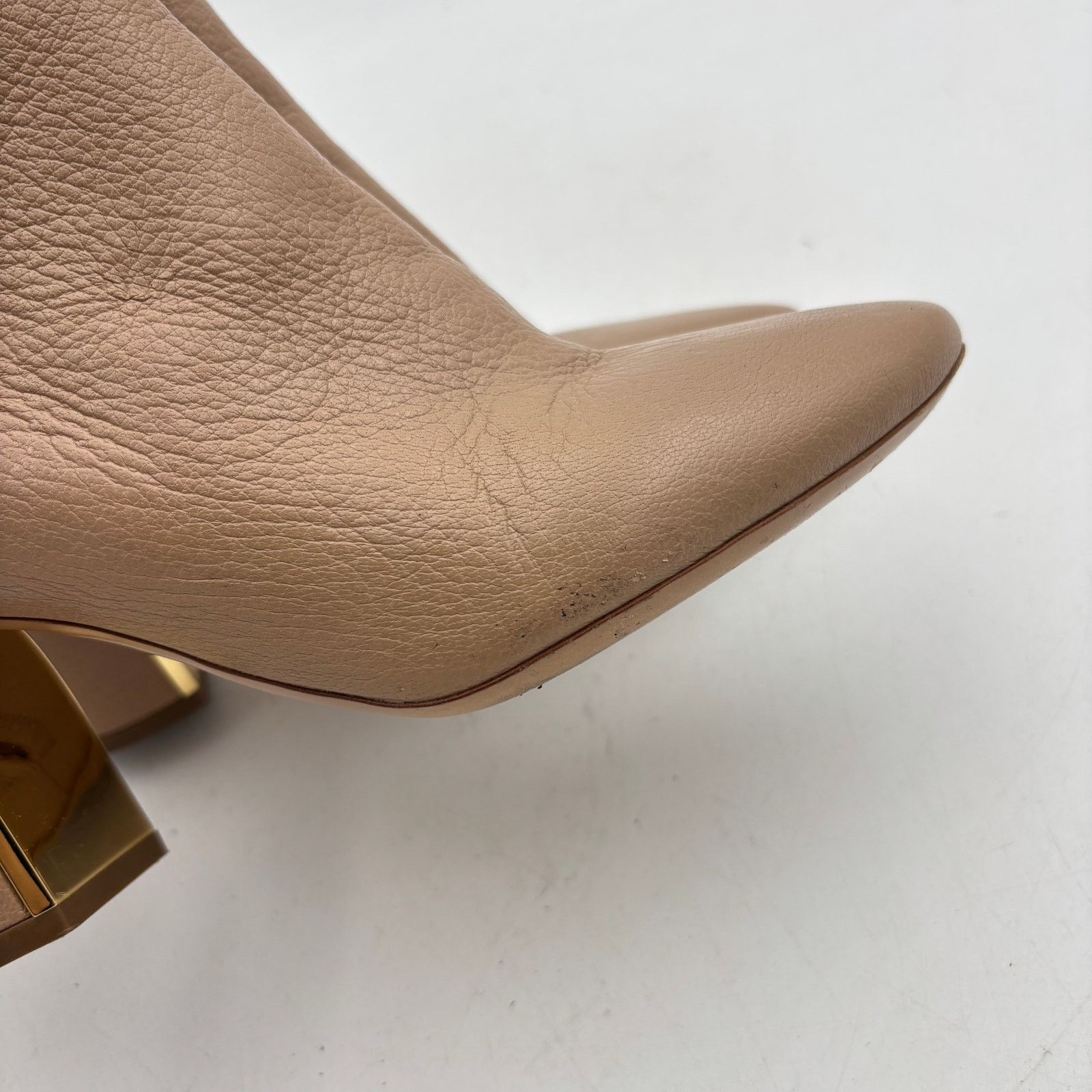 Chloe Chloe Beckie Gold Trim Ankle Boots Women's 36 Booties US 6 Size US 6 / IT 36 - 12 Thumbnail