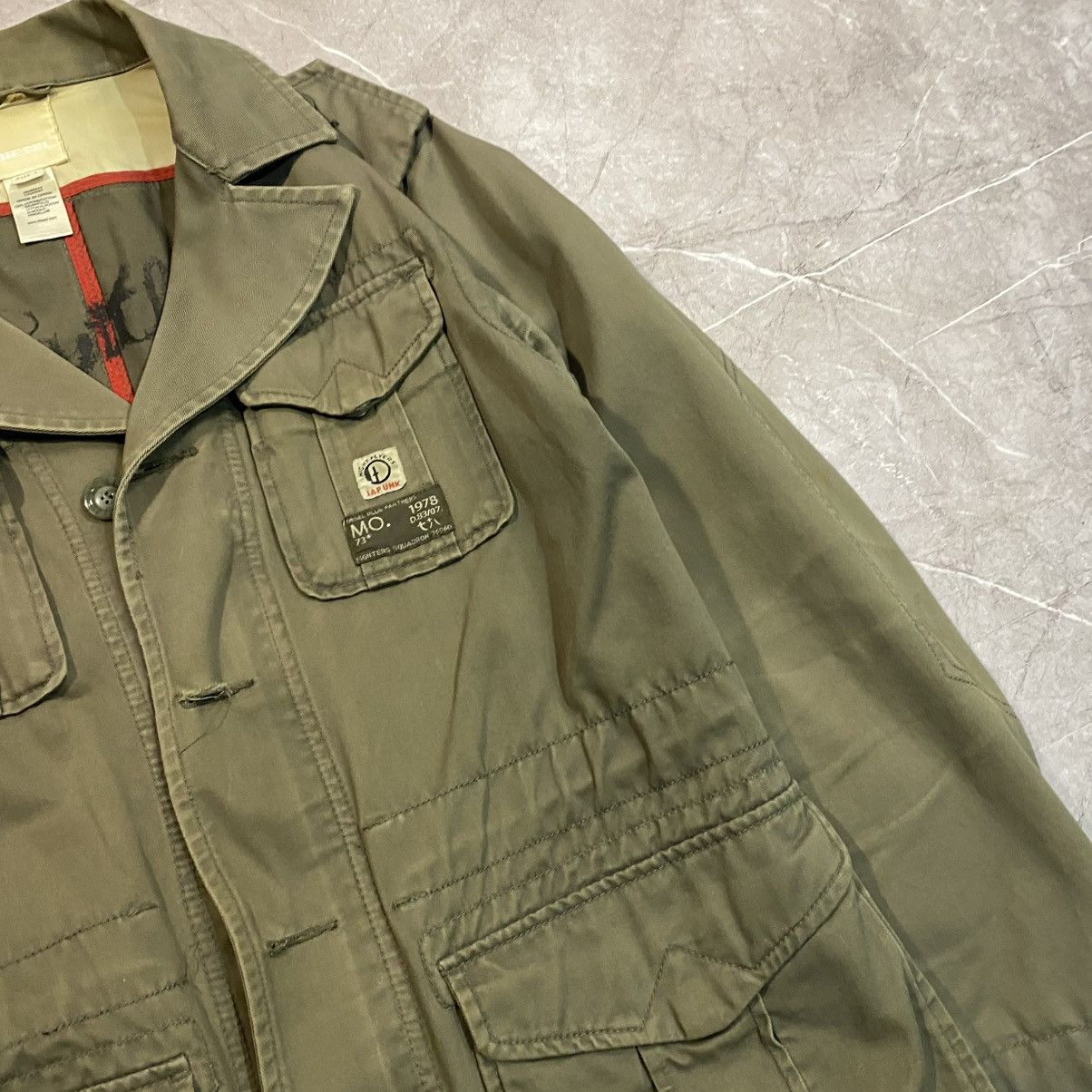 Diesel RARE DIESEL PANTHERS FIGHTERS SQUADRON AVANT GARDE JACKET Size US L / EU 52-54 / 3 - 4 Thumbnail