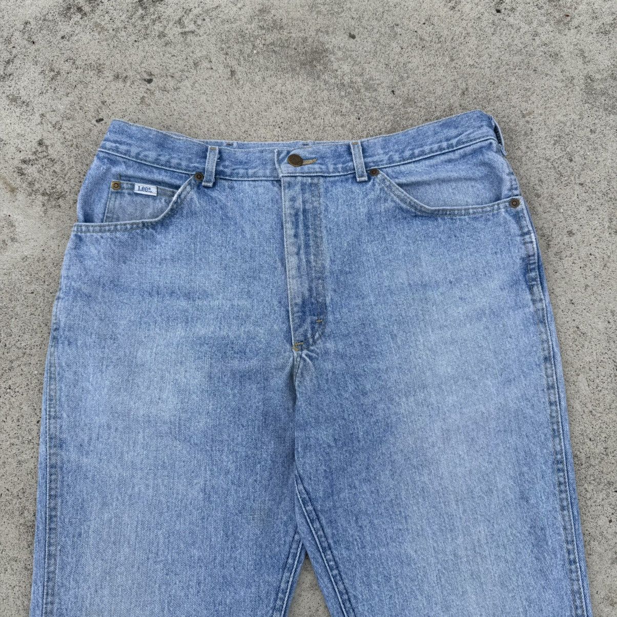 Lee × Vintage Vintage 80’s Lee Riders Jeans 36x30 Made in USA 100% Cotton Size US 36 / EU 52 - 3 Thumbnail