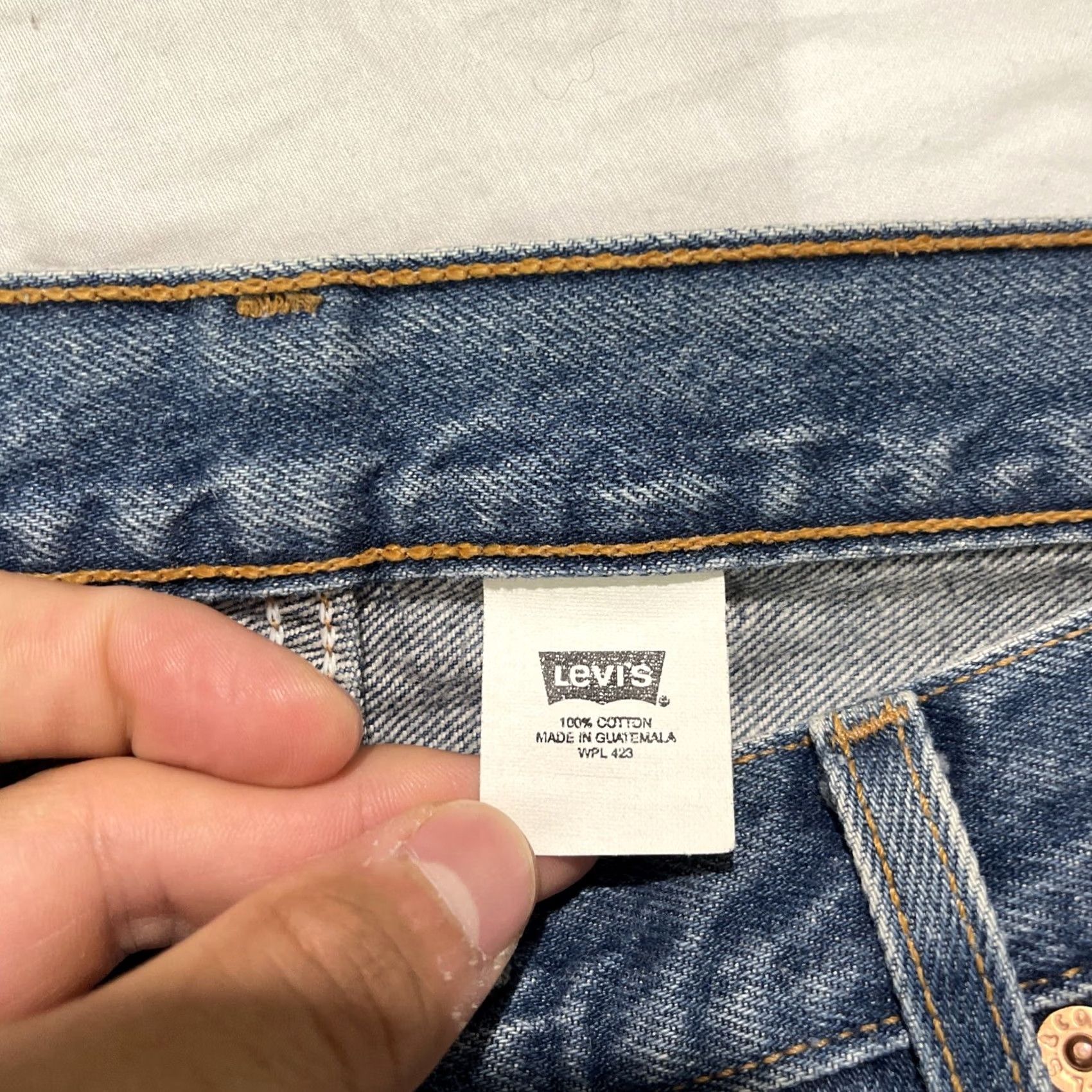 Levi's VINTAGE Levi's 501 Jeans Mens 38x30 Denim Pants Button Fly Red Tab Y2K Size US 38 / EU 54 - 5 Thumbnail