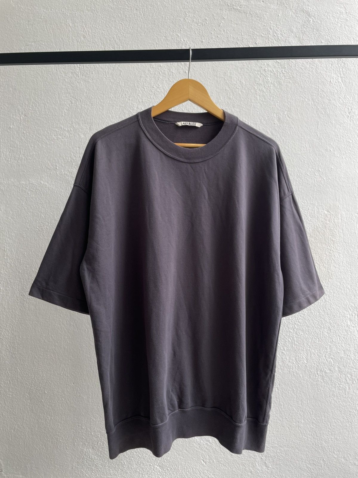 SS24 - Auralee Super High Gauge Sweat Big Shirts