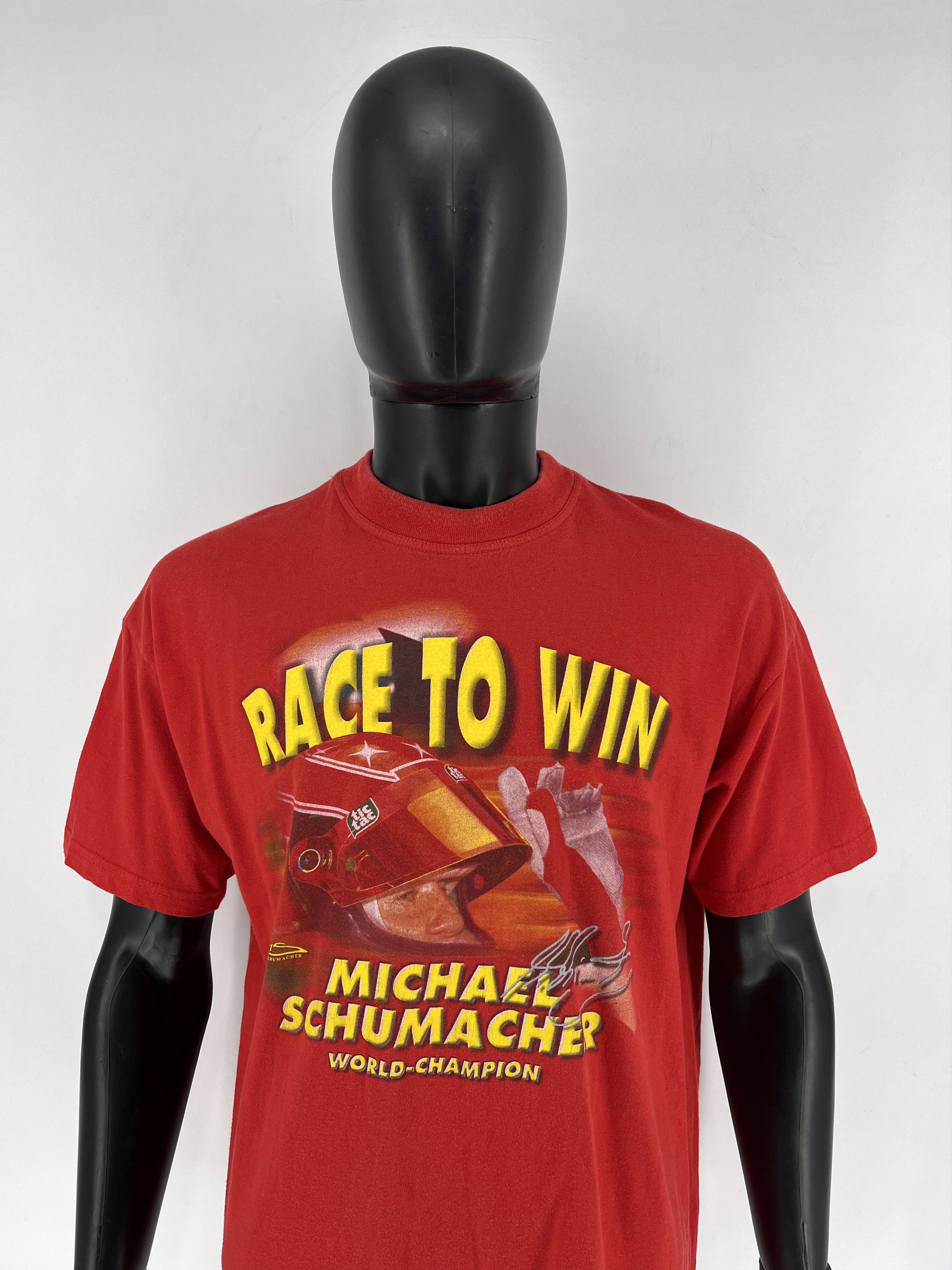 Formula 1 × Vintage Michael Schumacher Race To Win World Champion Shirt Size US M / EU 48-50 / 2 - 1 Thumbnail