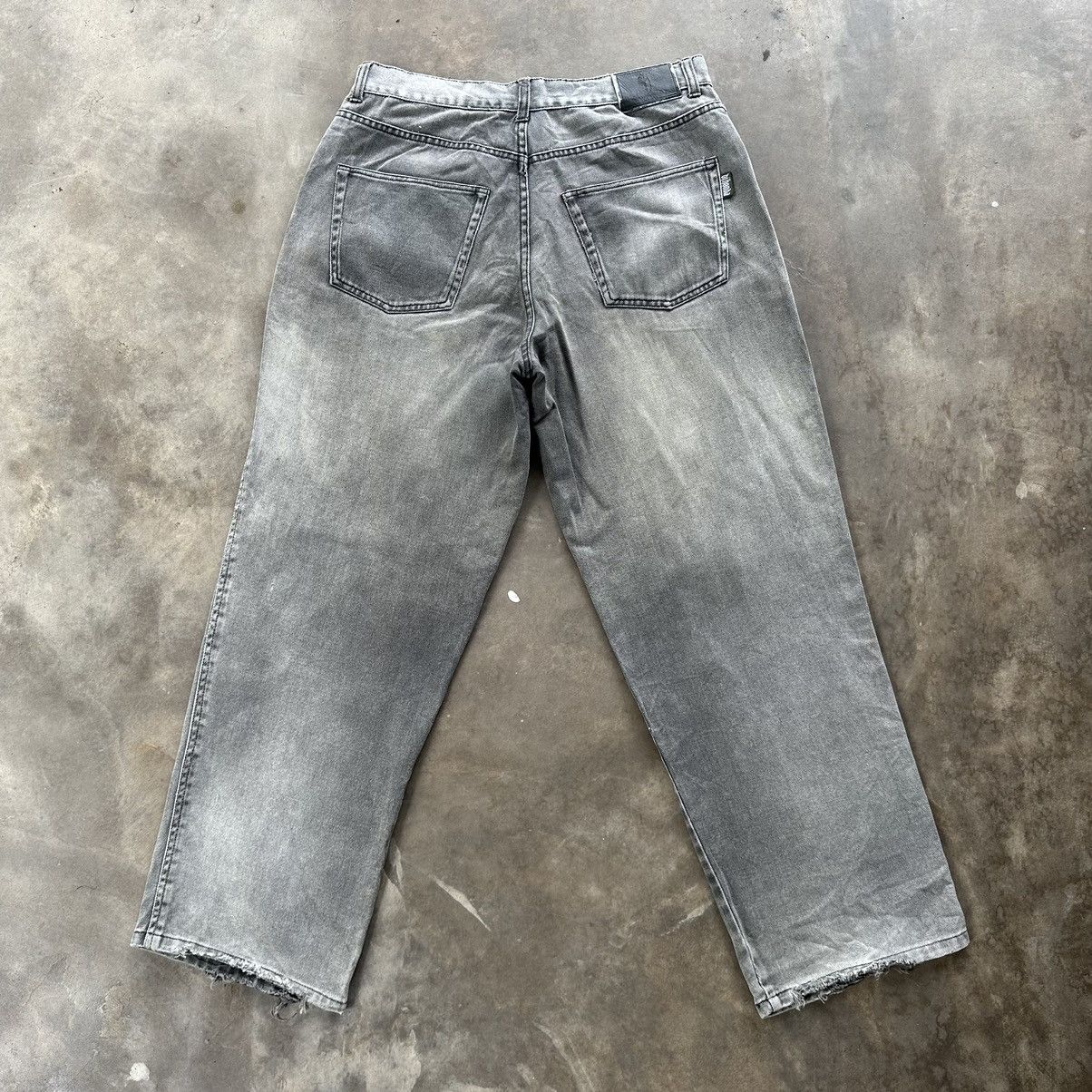 Japanese Brand × Jean × Vintage Vintage Ojhonoa Faded Black Distressed Denim Jean Pant W33 Size US 33 - 10 Thumbnail