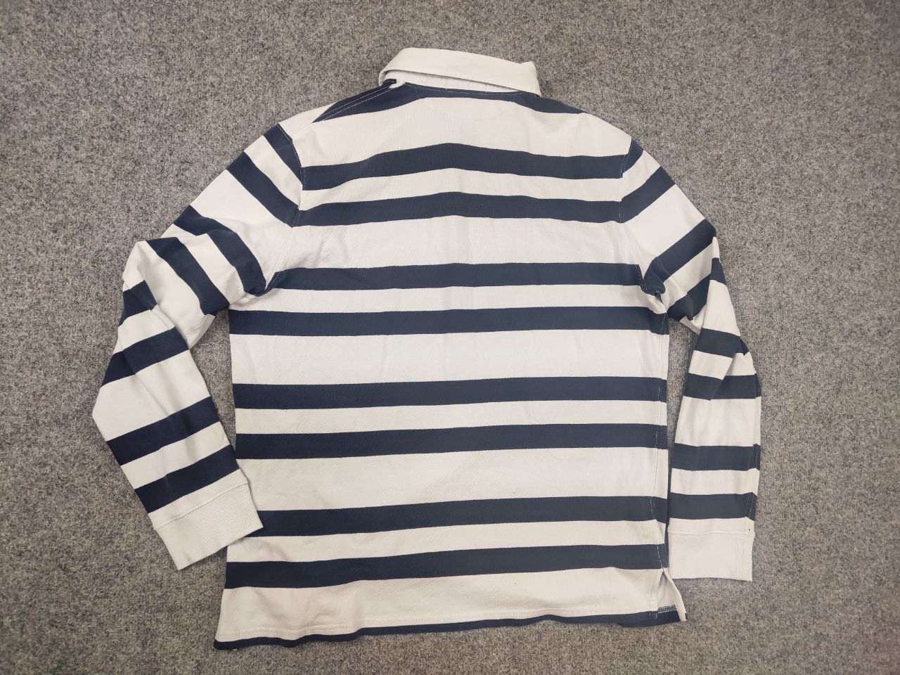 Polo Ralph Lauren Vintage 90's Polo Ralph Lauren Striped Rugby Long sleeve Size US XL / EU 56 / 4 - 11 Thumbnail