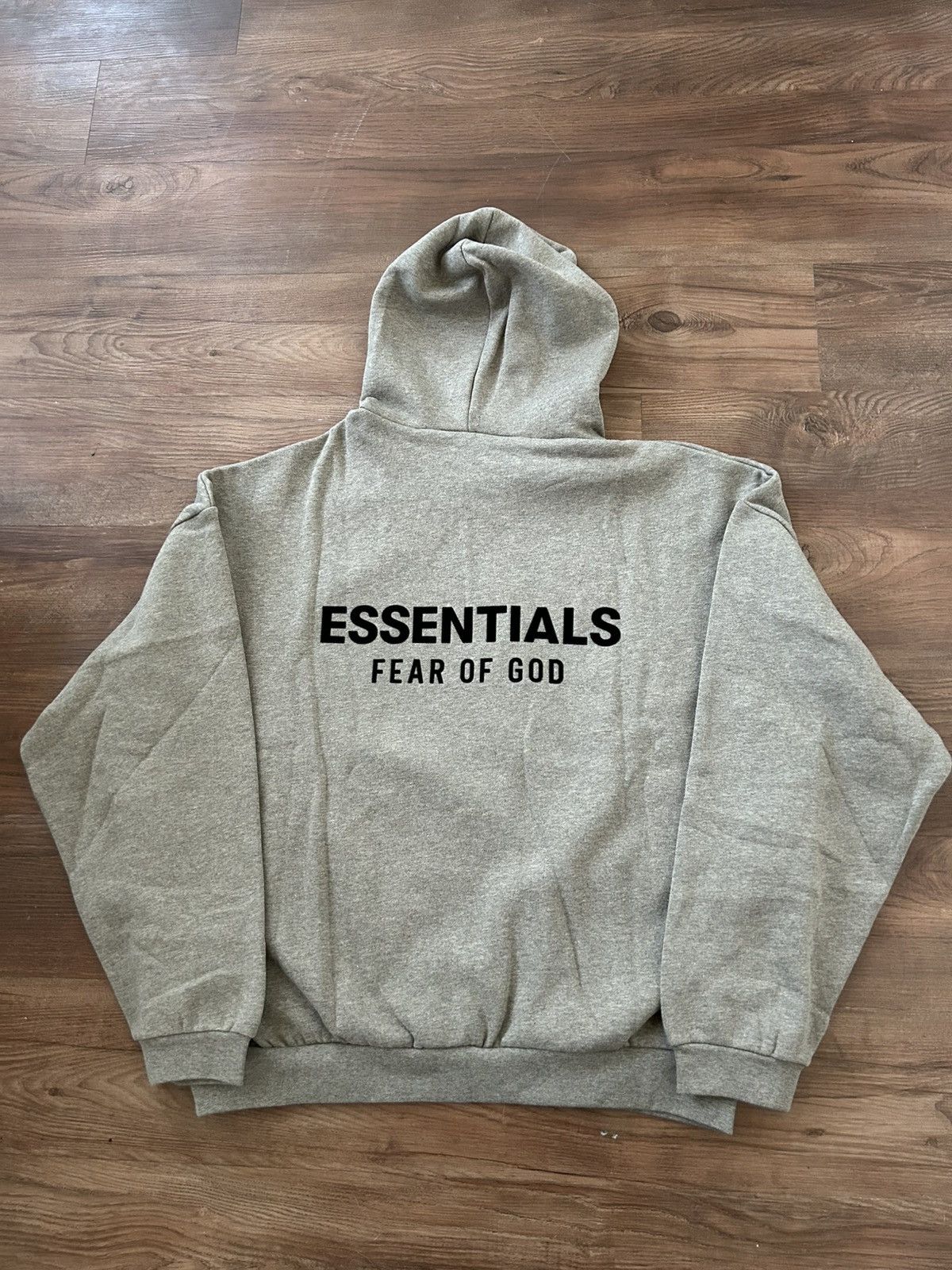 Fear of God Authentic Fear of God Essentials Fleece Hoodie Heather Gray Size US M / EU 48-50 / 2 - 2 Thumbnail
