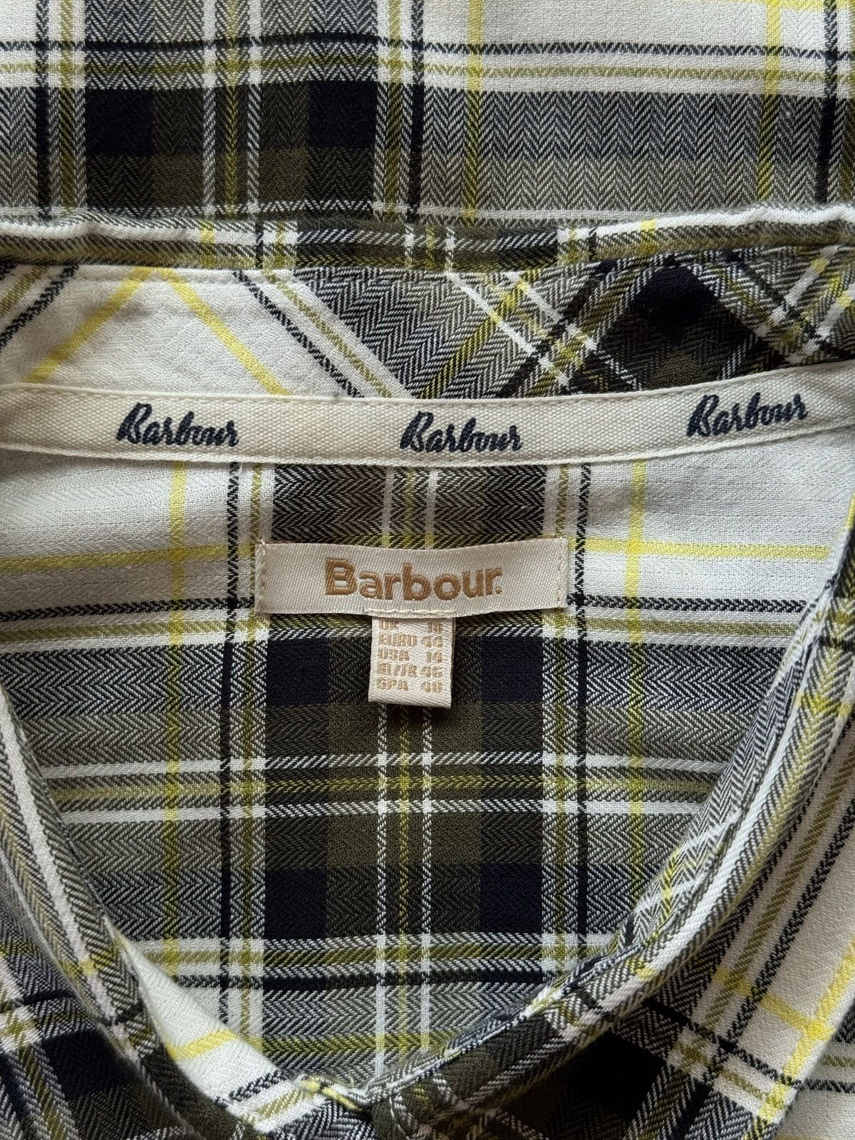 Barbour Barbour checkered tartan blouse shirt Size XL / US 12-14 / IT 48-50 - 6 Thumbnail