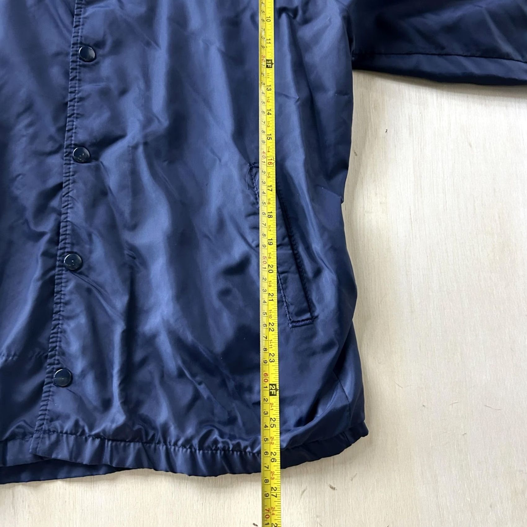 Vintage VINTAGE Win Wear Jacket Mens Medium Blue Nylon Snap Windbreaker Lined USA Made Size US M / EU 48-50 / 2 - 7 Thumbnail