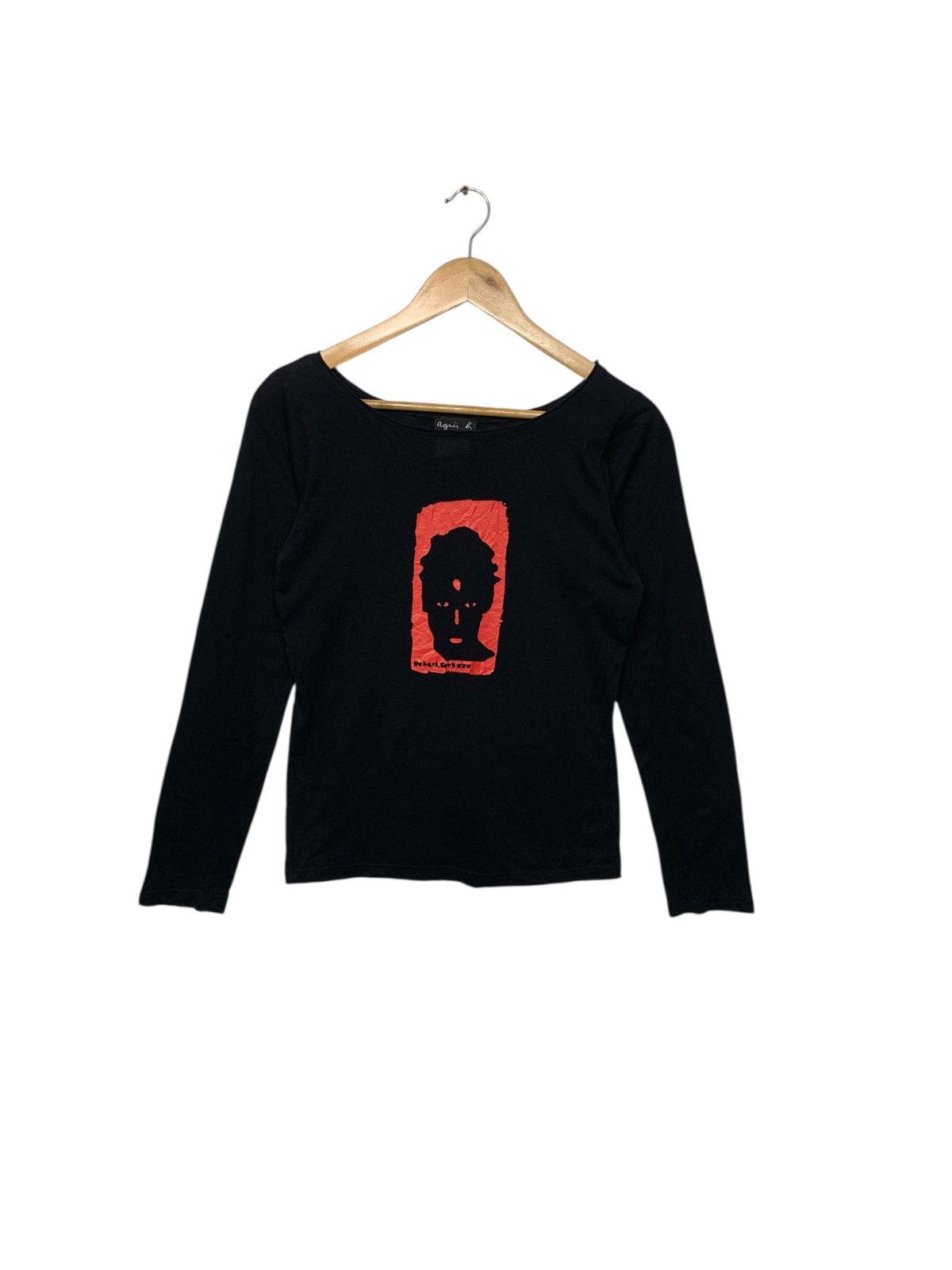 agnes b. Rare Agnes B X Rafael Gray Longsleeve T Shirt Size XS / US 0-2 / IT 36-38 - 1 Thumbnail