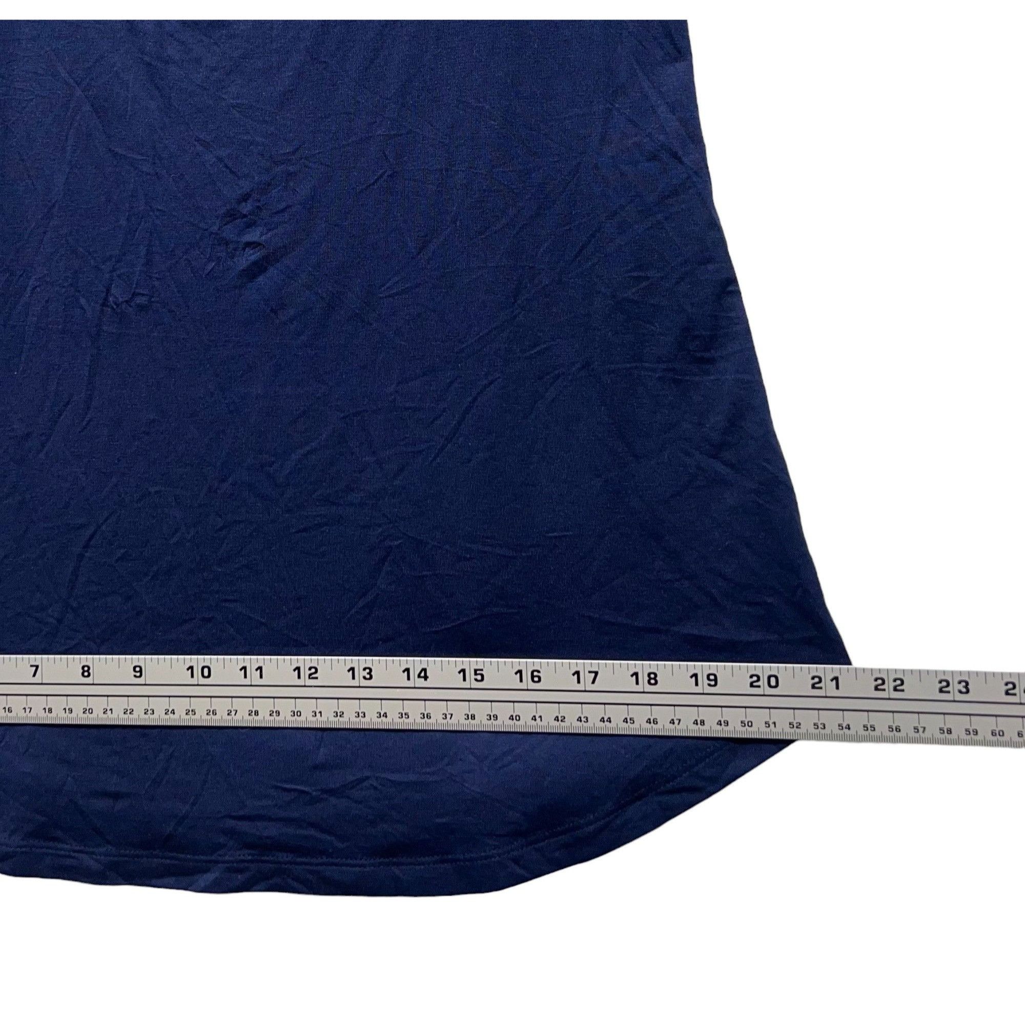 Other A New Day - Women's Slim Fit Tank Top - Navy Blue - Medium Size M / US 6-8 / IT 42-44 - 7 Thumbnail