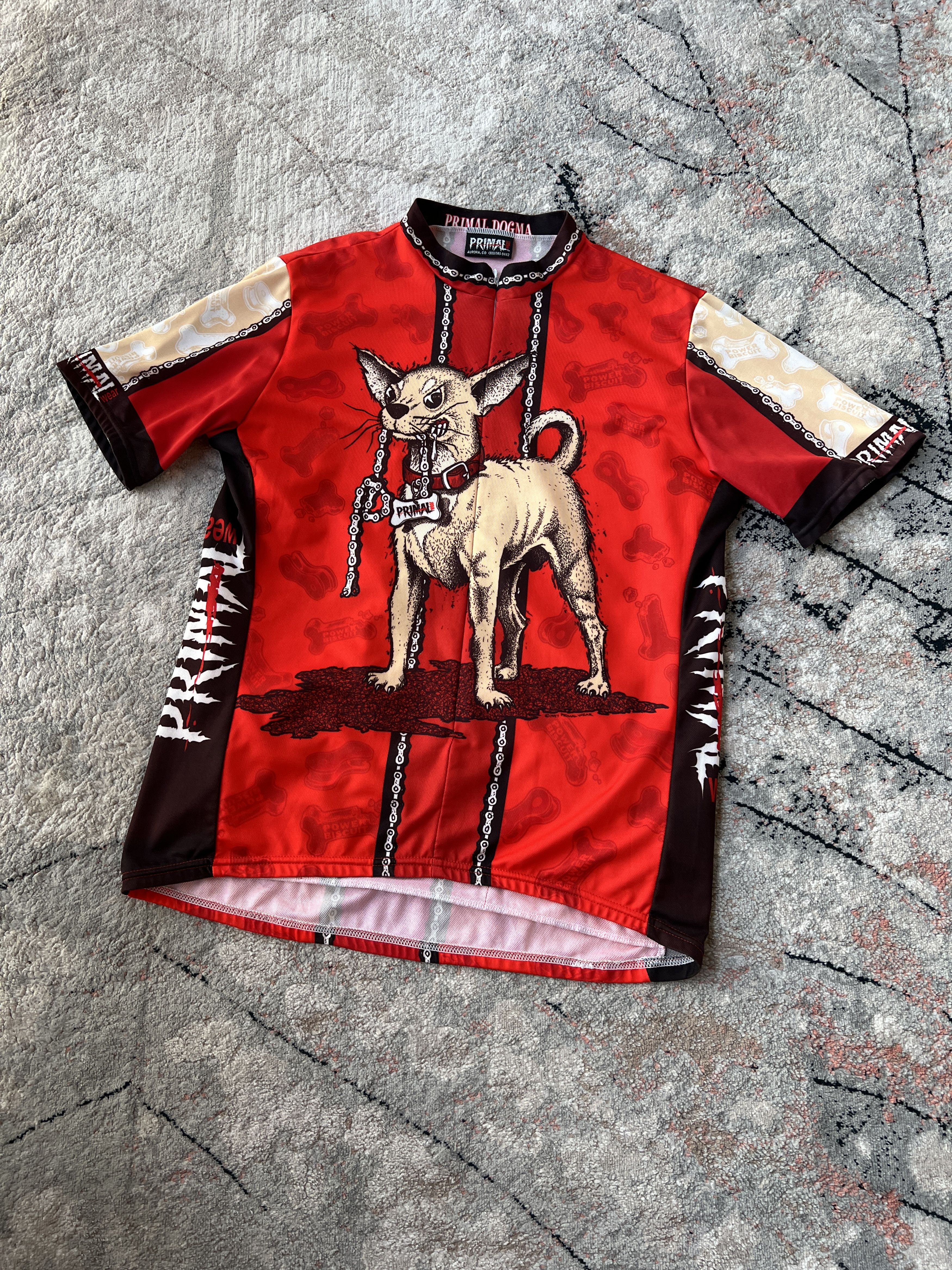 Other Primal Dogma Made In USA Cycle Jersey Size US XXL / EU 58 / 5 - 1 Thumbnail