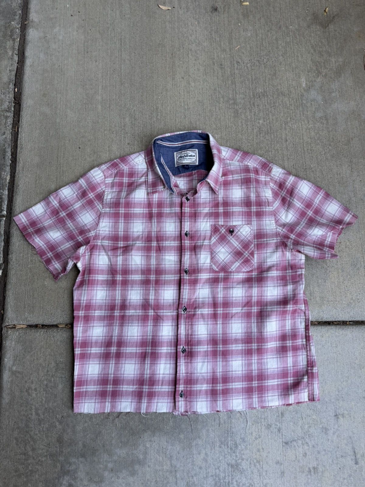 Vintage Pink button up shirt Size US L / EU 52-54 / 3 - 1 Thumbnail