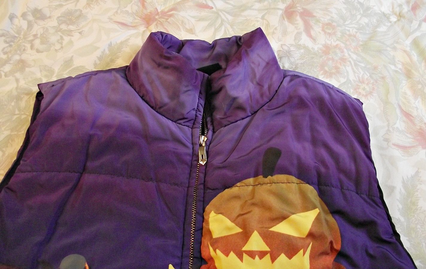 Ecosys LA Spirit Rider Halloween JOL Mens Puffer Vest Size US L / EU 52-54 / 3 - 5 Thumbnail