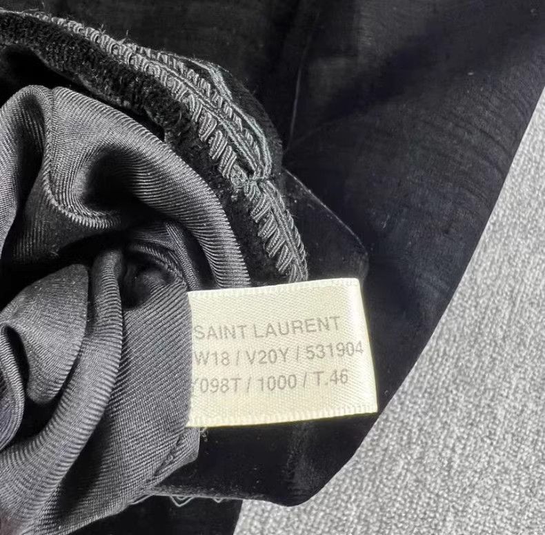 Saint Laurent Paris Saint Laurent slp18fw velvet embroidered tunic suit Size US S / EU 44-46 / 1 - 3 Thumbnail