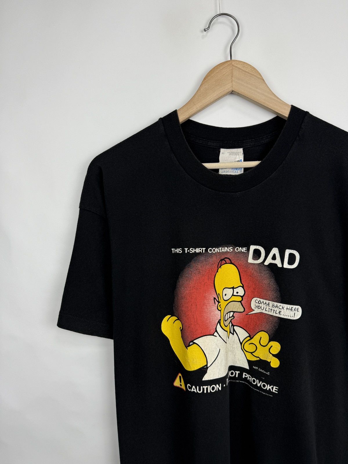 The Simpsons 🇺🇸Vintage 1998 The Simpsons Homer Matt Groening T-Shirt Retro Size US XL / EU 56 / 4 - 3 Thumbnail