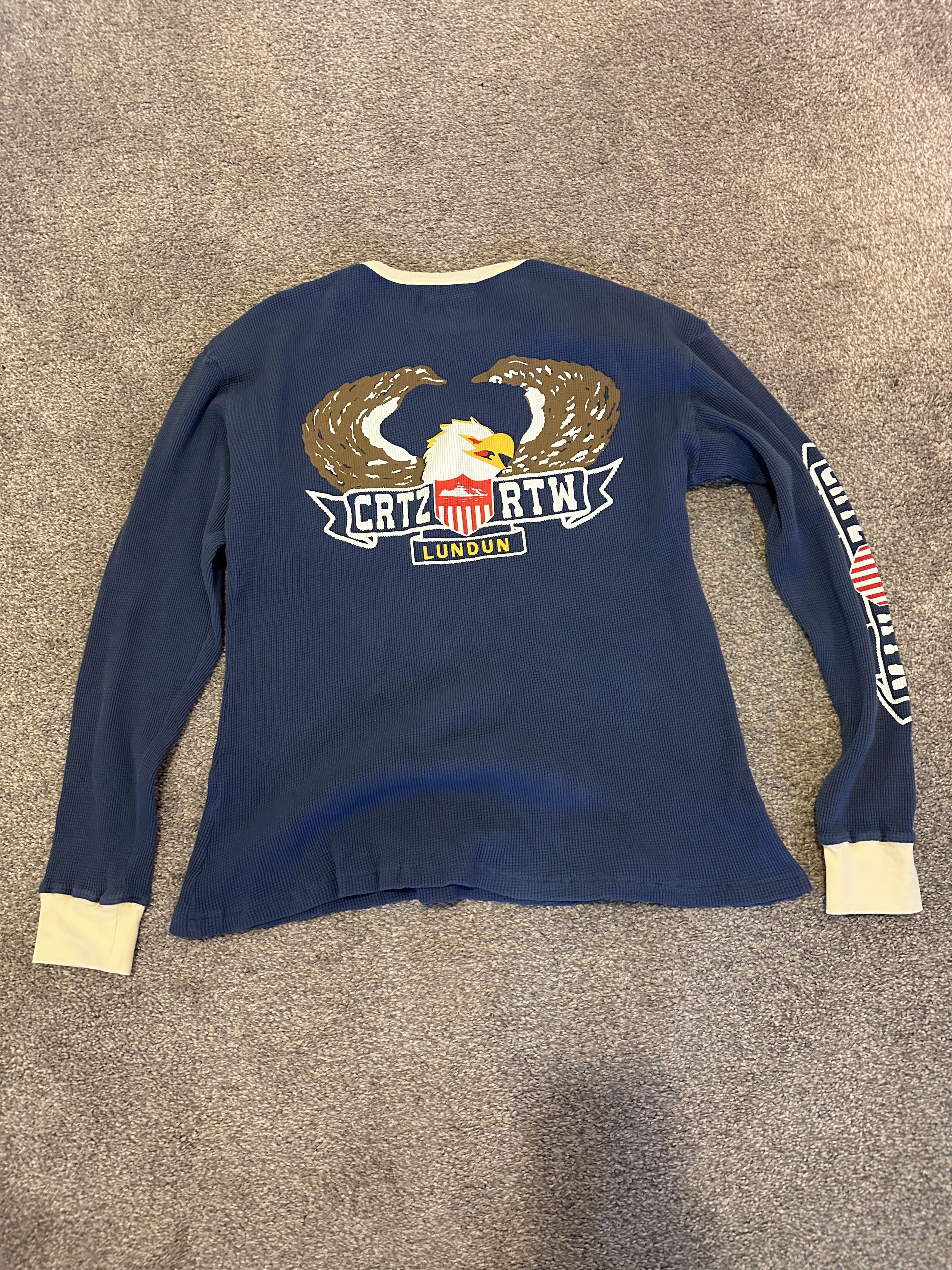 Corteiz Corteiz Dipset Waffle Longsleeve Royal Blue Medium Size US M / EU 48-50 / 2 - 3 Thumbnail