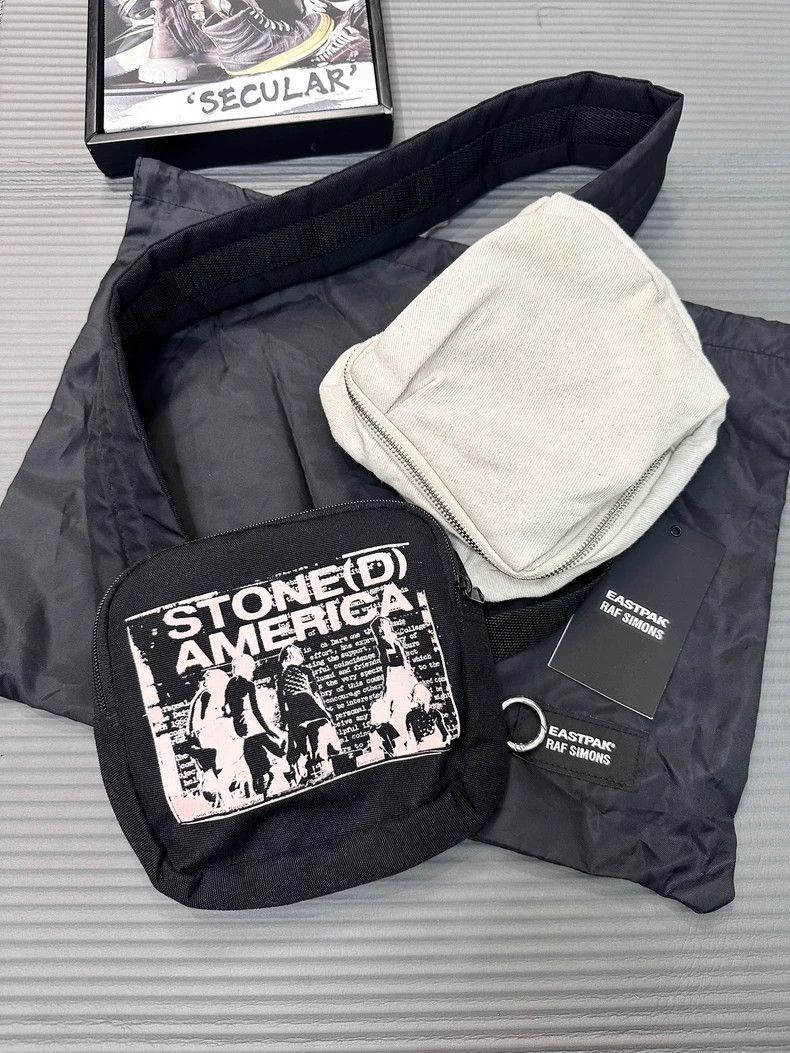 Raf Simons Raf Simons Double-sided back sling canvas waist bag 2506-Ne Size ONE SIZE - 1 Thumbnail
