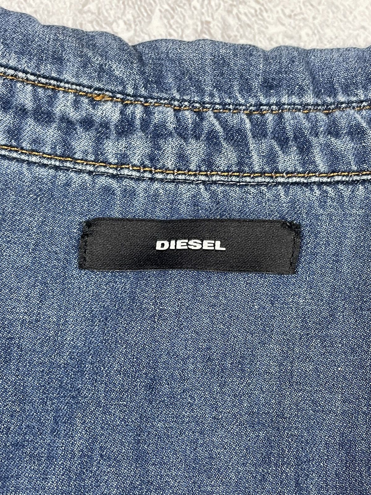 Diesel Diesel Denim Shirt Size L Size US L / EU 52-54 / 3 - 9 Thumbnail