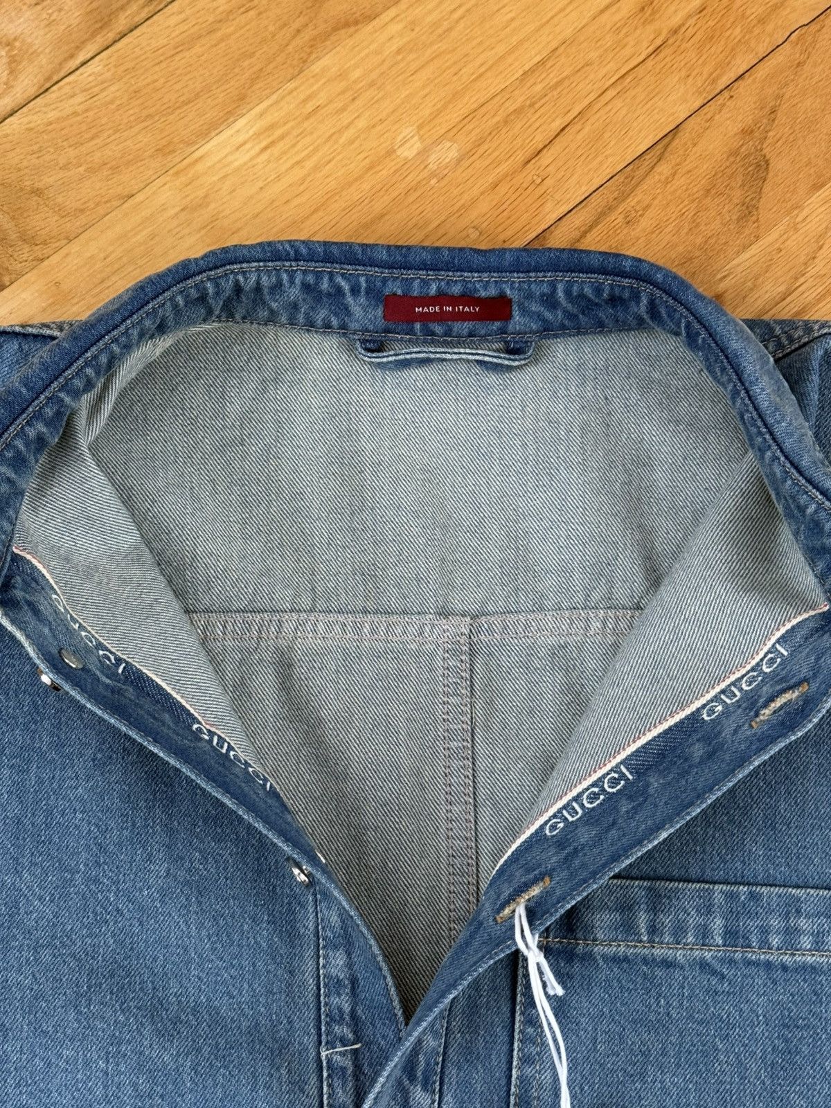 Gucci Gucci Denim Shirt Size US L / EU 52-54 / 3 - 3 Thumbnail