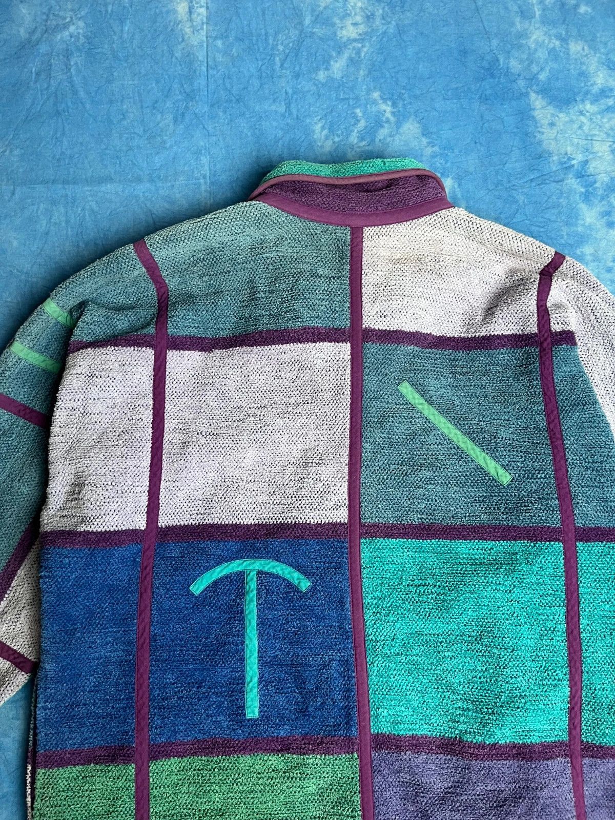 Annikki Karvinen Vintage 90s Annikki Karvinen Finnish Designer Patchwork Rare Size US M / EU 48-50 / 2 - 7 Thumbnail
