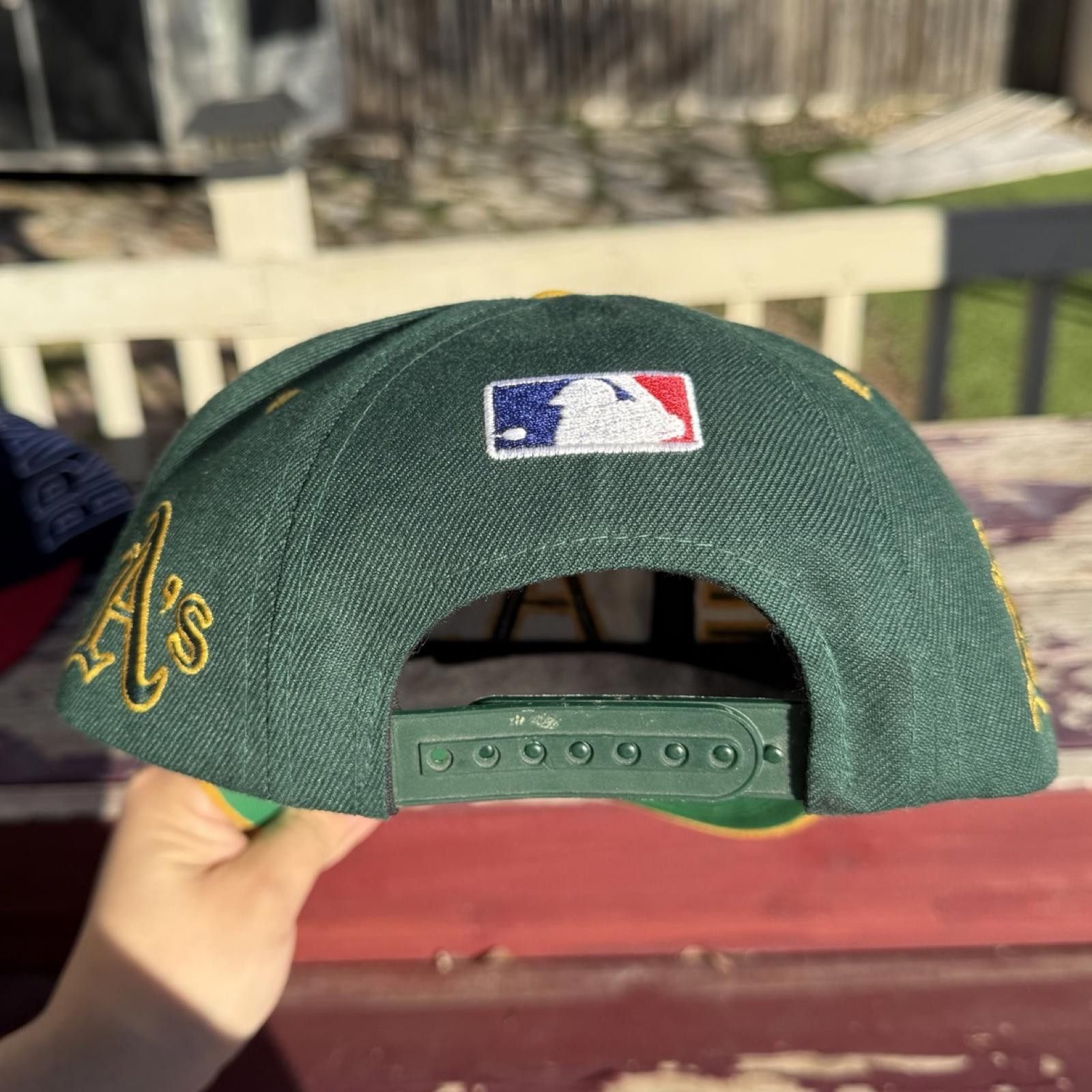 Designer 90s Oakland Athletics Hat Size ONE SIZE - 5 Thumbnail