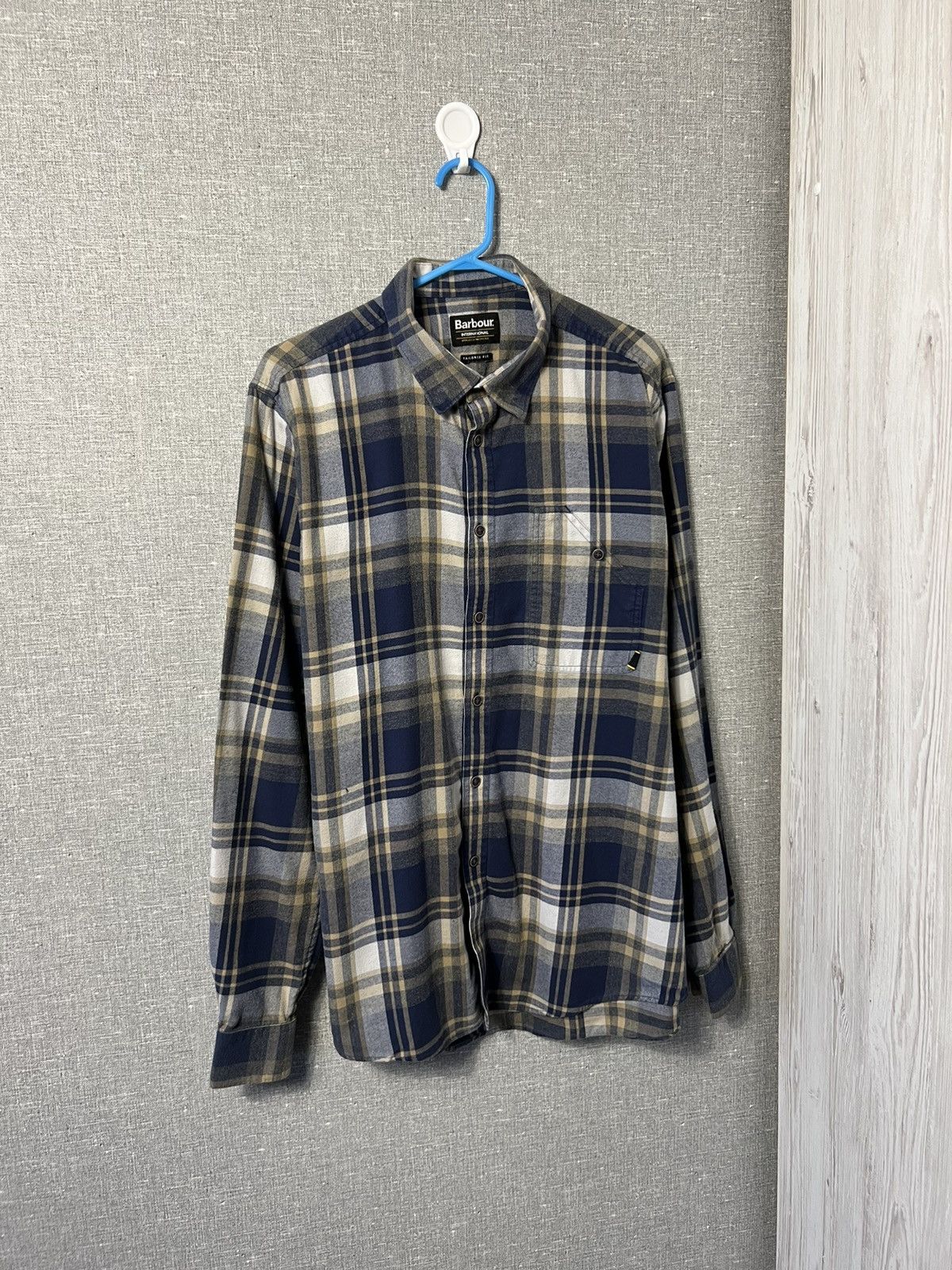Barbour Barbour International Flannel Plaid Button Up‎ Shirt Size US L / EU 52-54 / 3 - 1 Thumbnail