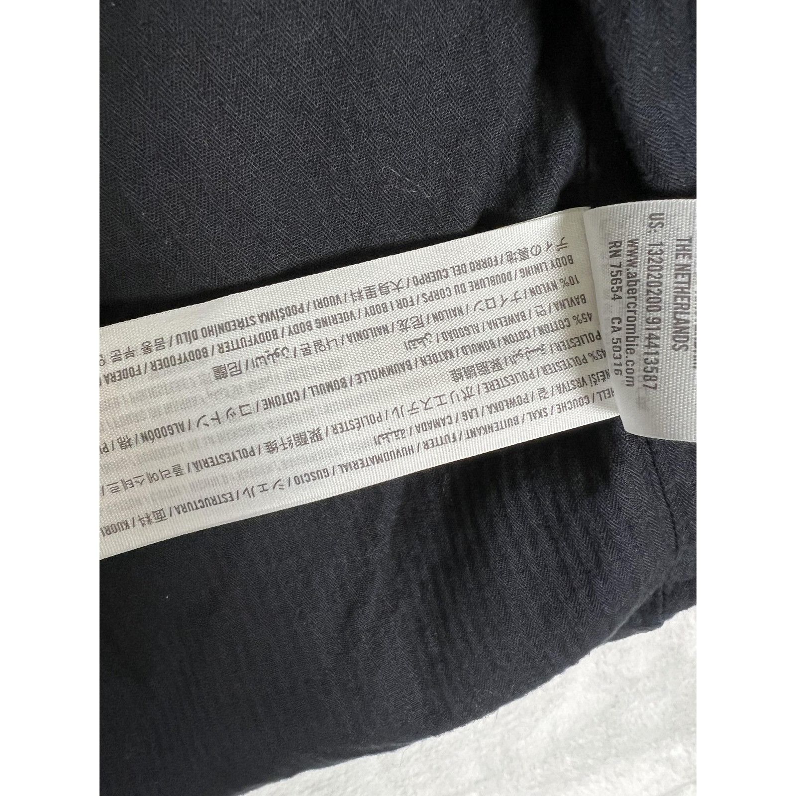 Abercrombie & Fitch Abercrombie & Fitch Jacket Mens Small Navy Windbreaker Lined Size US S / EU 44-46 / 1 - 9 Thumbnail