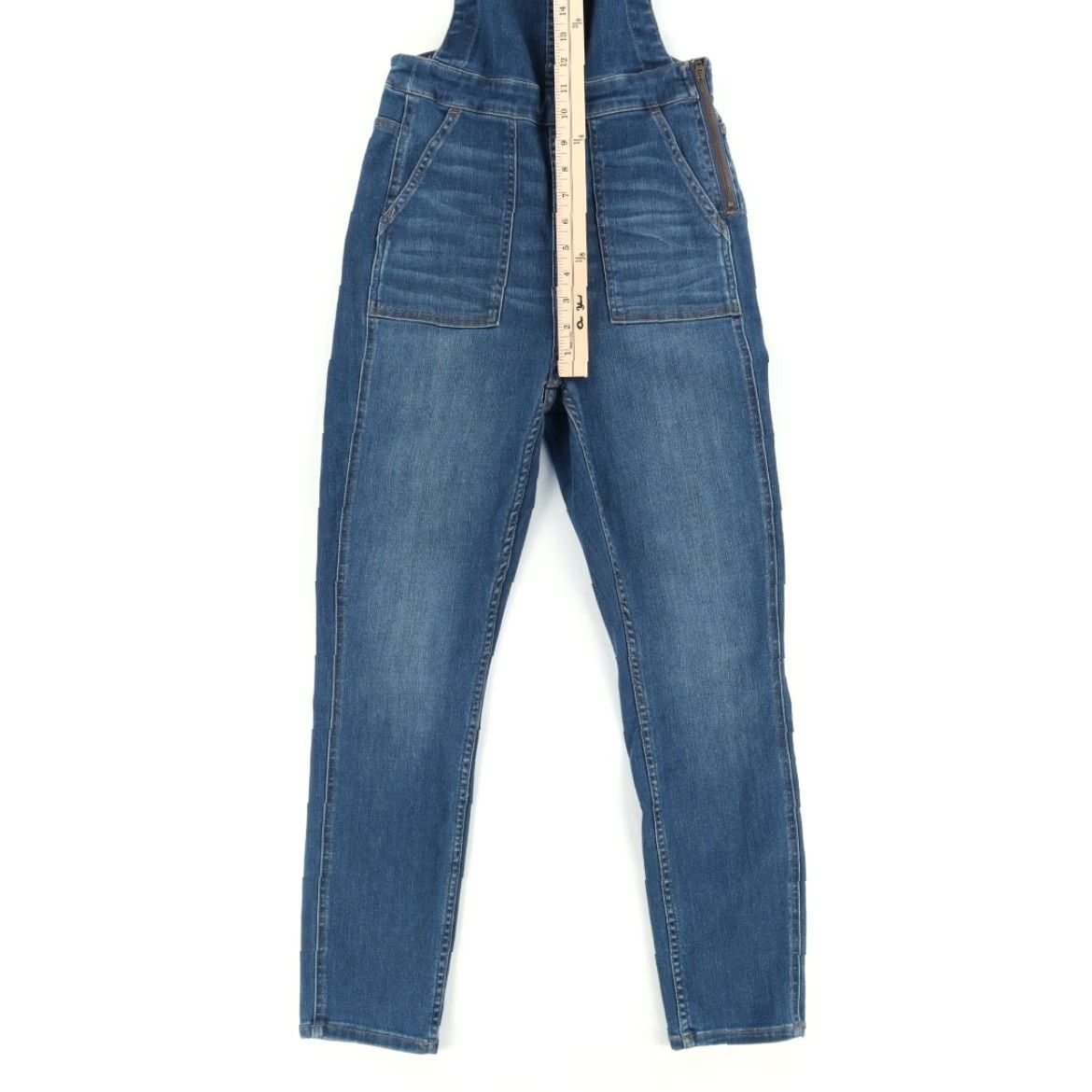 Madewell Madewell Stretch Skinny Overalls Denim Blue Women's XXS Size 24" / US 00 / IT 34 - 4 Thumbnail