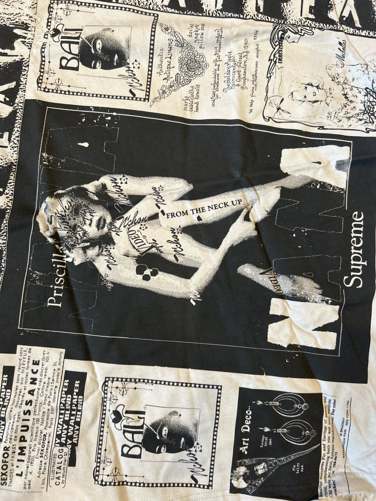 Supreme Supreme Collage Tee Size US M / EU 48-50 / 2 - 3 Thumbnail