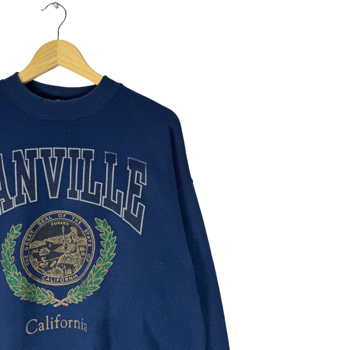 Fruit Of The Loom ☀️VINTAGE 90s DANVILLE CALIFORNIA SWEATSHIRT CREWNECK Size US XL / EU 56 / 4 - 3 Thumbnail