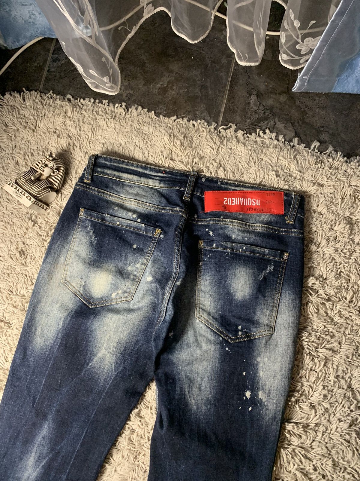 Dsquared2 × Vintage Dsquared2 distressed denim pants Size US 34 / EU 50 - 9 Thumbnail