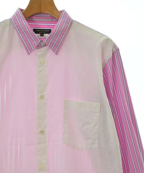 Comme des Garcons Homme Plus Shirt Stripes Long Sleeve Cotton Chest Pocket Multicolor Size US M / EU 48-50 / 2 - 4 Thumbnail