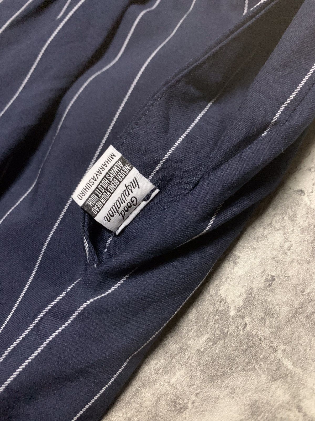 Maison MIHARA YASUHIRO Maison Mihara Yasuhiro x GU Baggy Stripes Pants Size US 30 / EU 46 - 5 Thumbnail