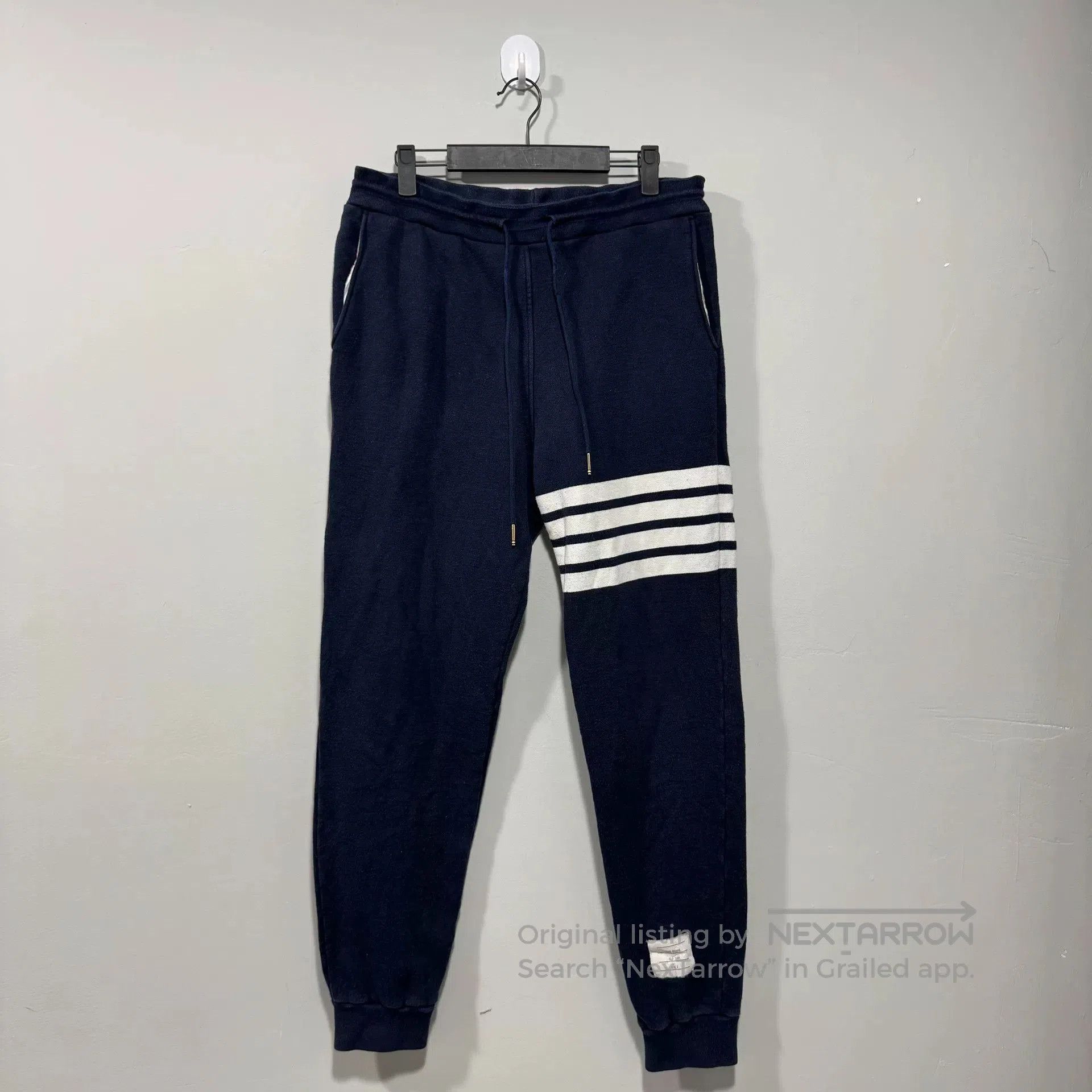 Thom Browne Thom Browne Navy Sweatpants Size 3. Size US 30 / EU 46 - 1 Thumbnail