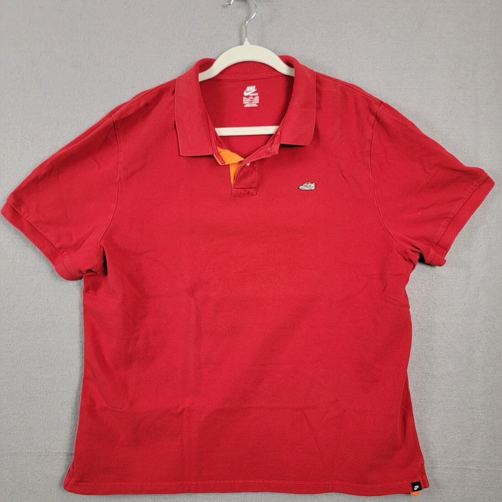 Nike Nike Polo Men's T-Shirt Athletic Red 370367-612 2XL (400) Size US XXL / EU 58 / 5 - 1 Thumbnail