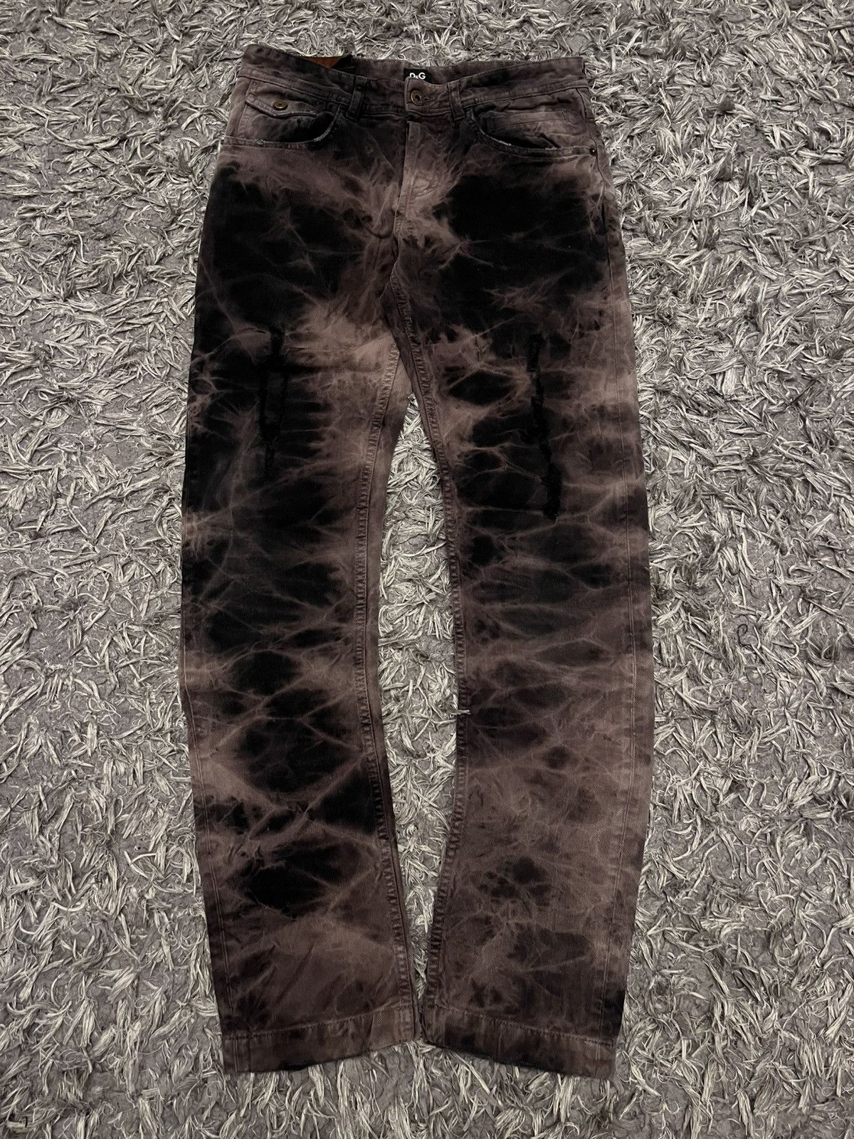 Dolce & Gabbana Archive washed punk trashed distressed Dolce & Gabbana pants Size US 27 - 1 Thumbnail