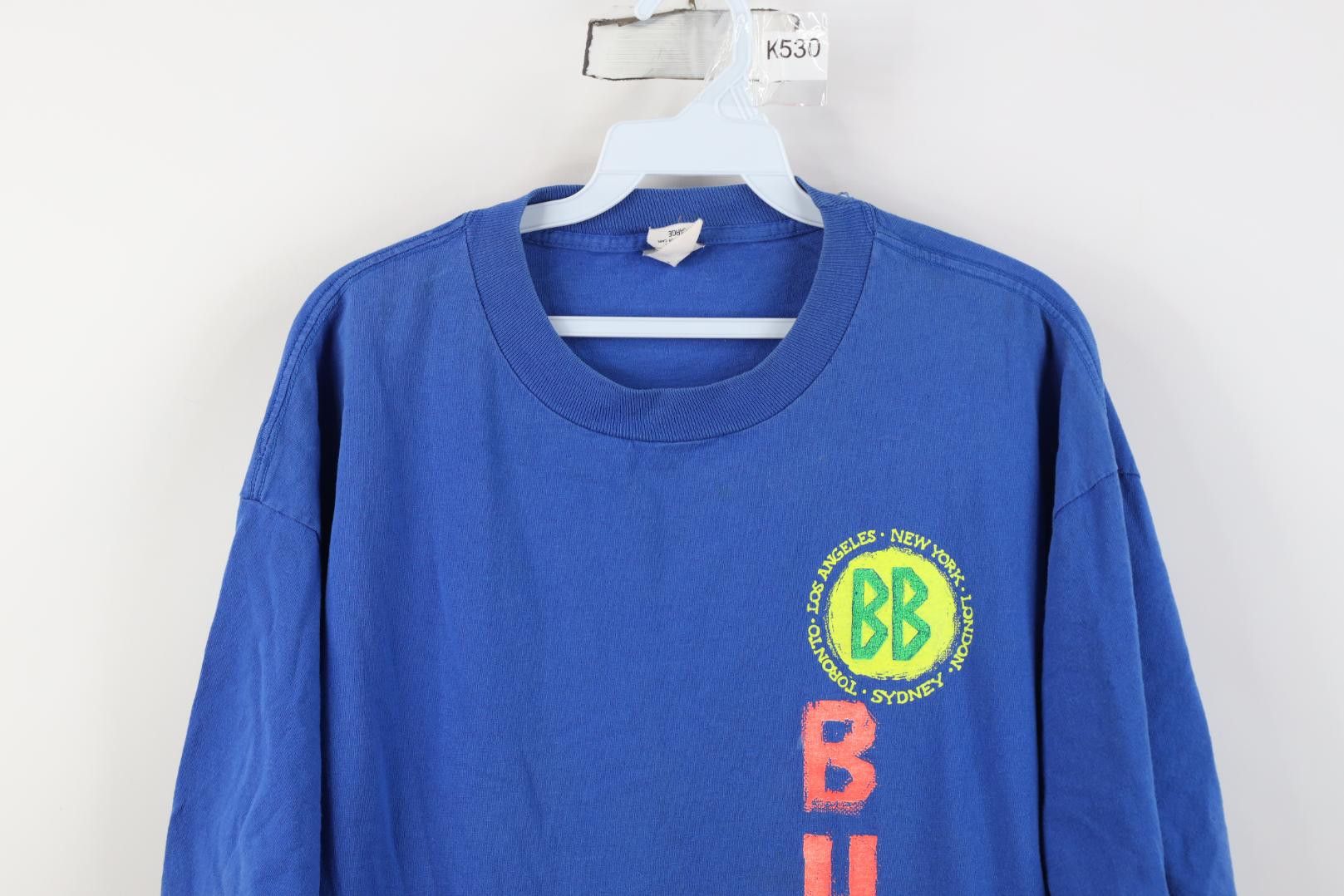 Vintage Vintage 90s Bugle Boy Surfing Spell Short Sleeve T-Shirt USA Size US L / EU 52-54 / 3 - 2 Thumbnail