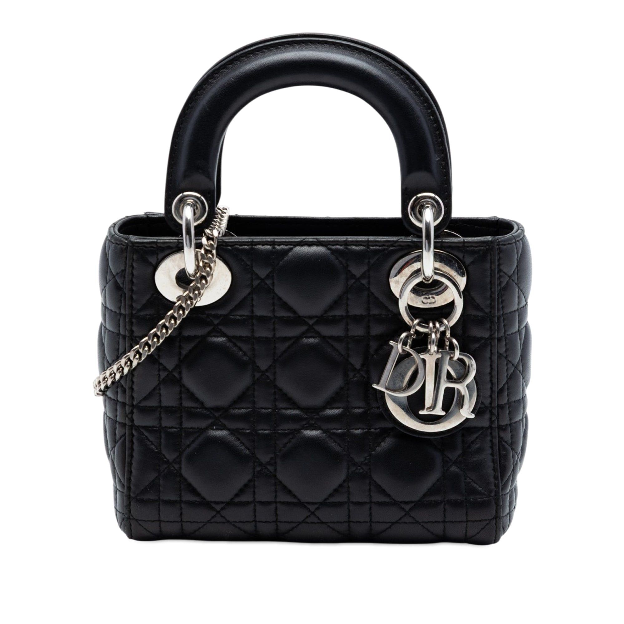 Dior Mini Lambskin Cannage Lady Dior Size ONE SIZE - 1 Thumbnail