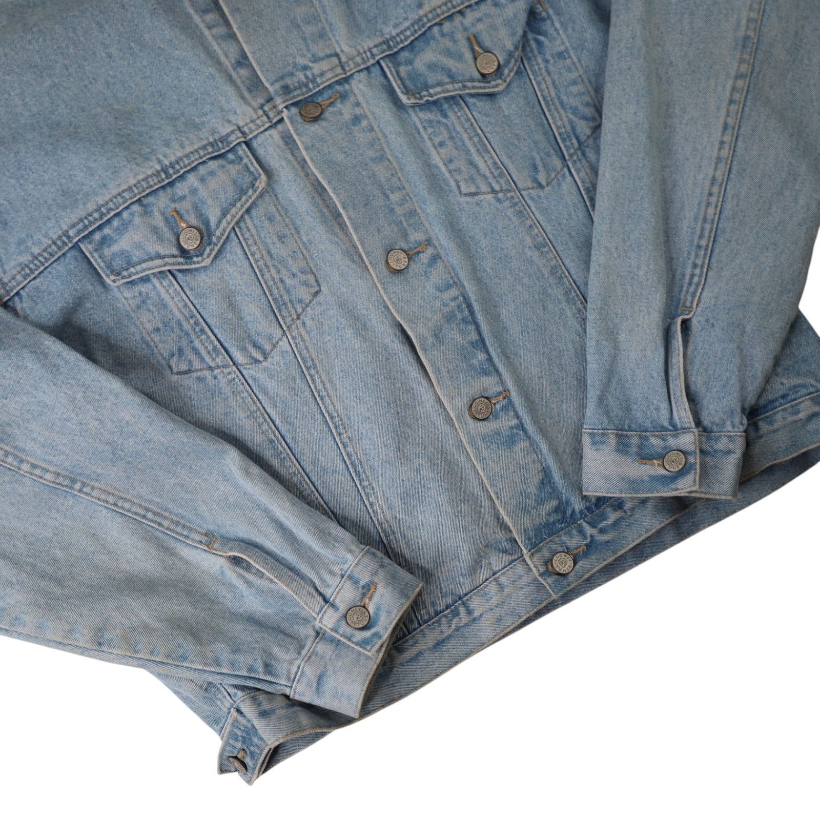 Vintage Vintage Looney Tunes "Thats all Folks" Denim Jacket Size US L / EU 52-54 / 3 - 4 Thumbnail