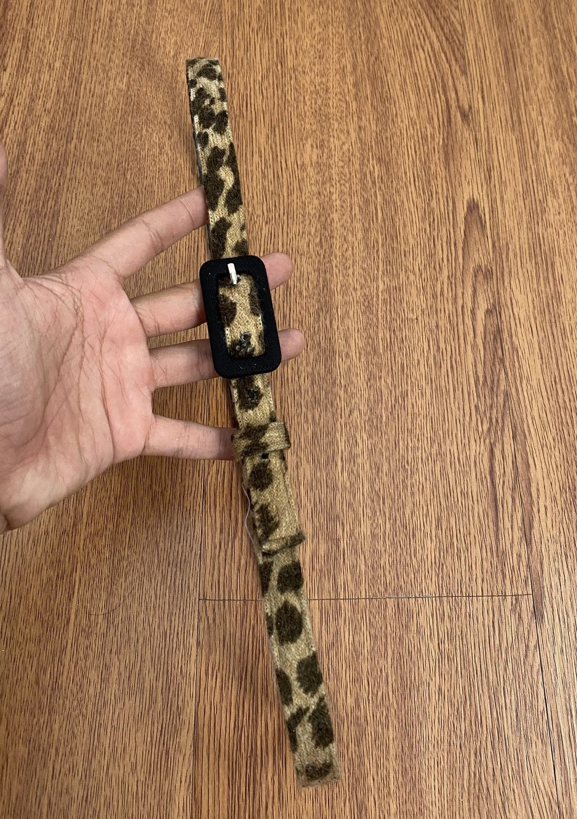 Japanese Brand × Vintage Leopard small womens belt Size ONE SIZE - 4 Thumbnail