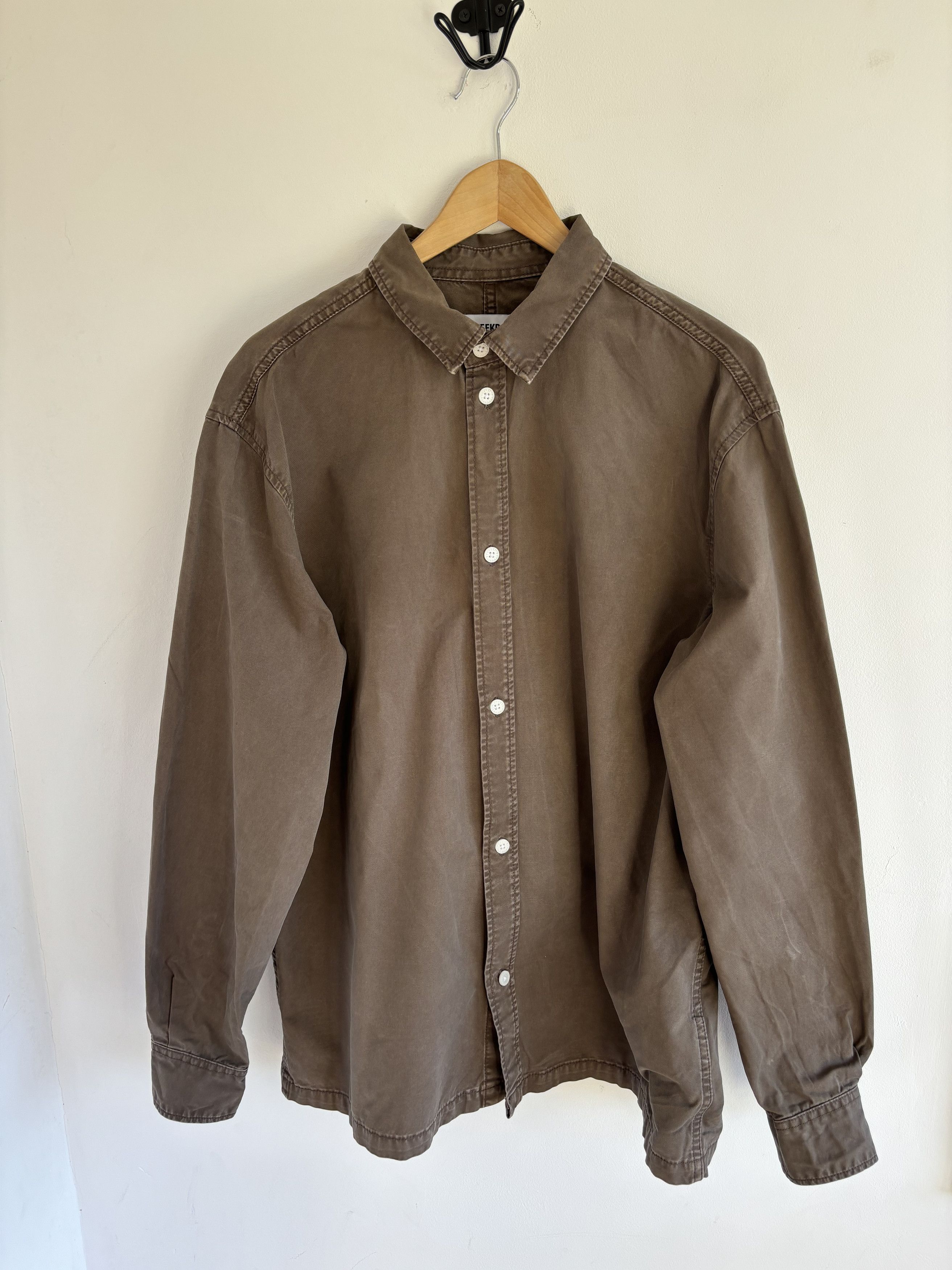 Weekday Weekday Carlo Sunbleached Shirt Size US M / EU 48-50 / 2 - 1 Thumbnail