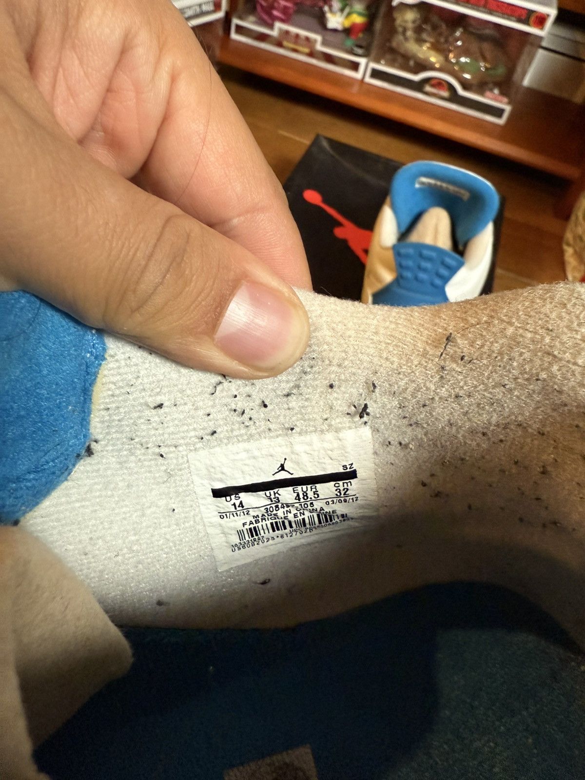 Jordan Brand Air Jordan 4 Military Blue 2012 Size US 14 / EU 47 - 9 Thumbnail
